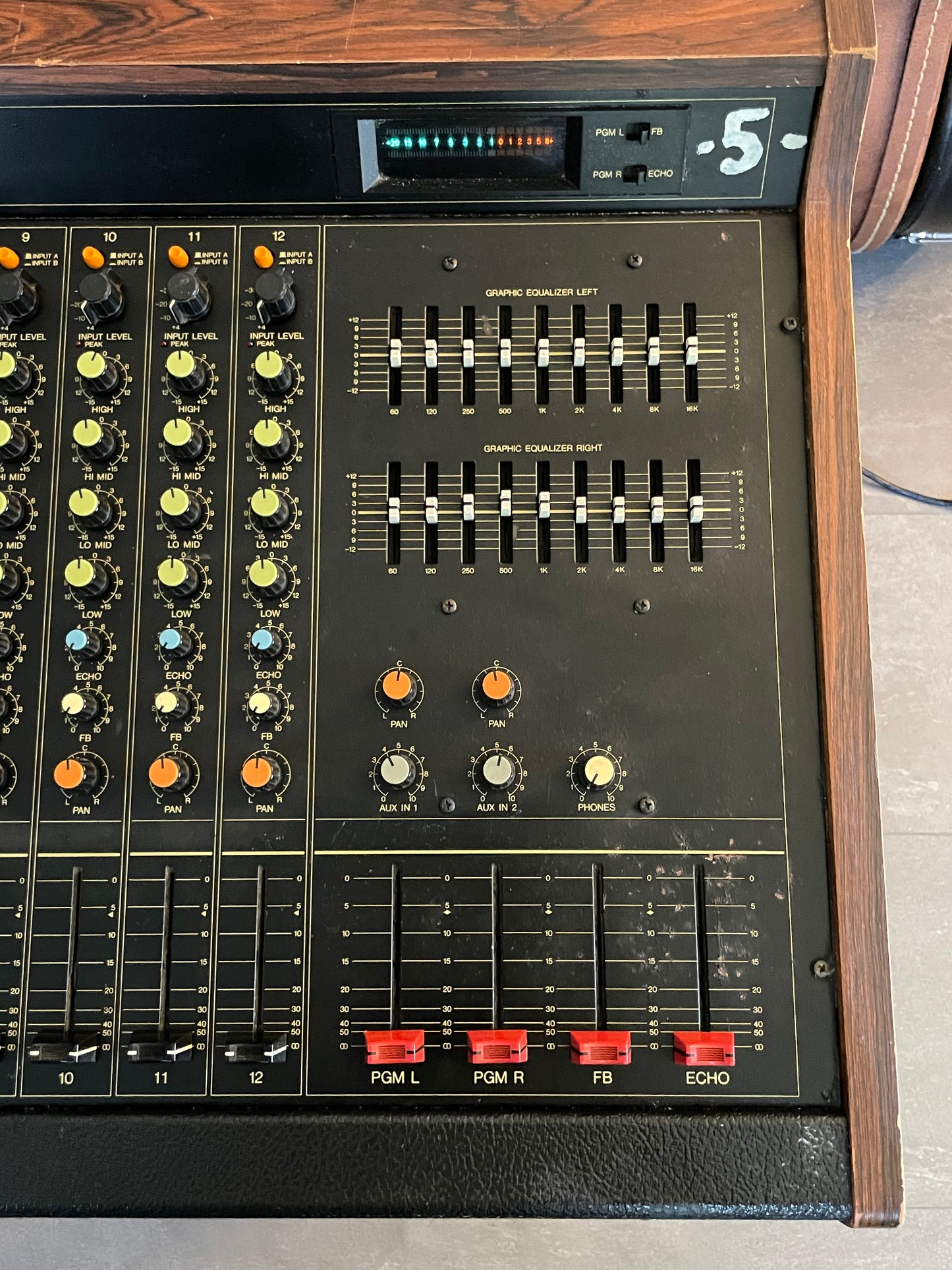 Yamaha MQ1202 "Japa-Neve", fully recapped + Direct-Out Headbangers Mod! Small PM1000, Tamura transformers, fat Pres. 4 band EQ