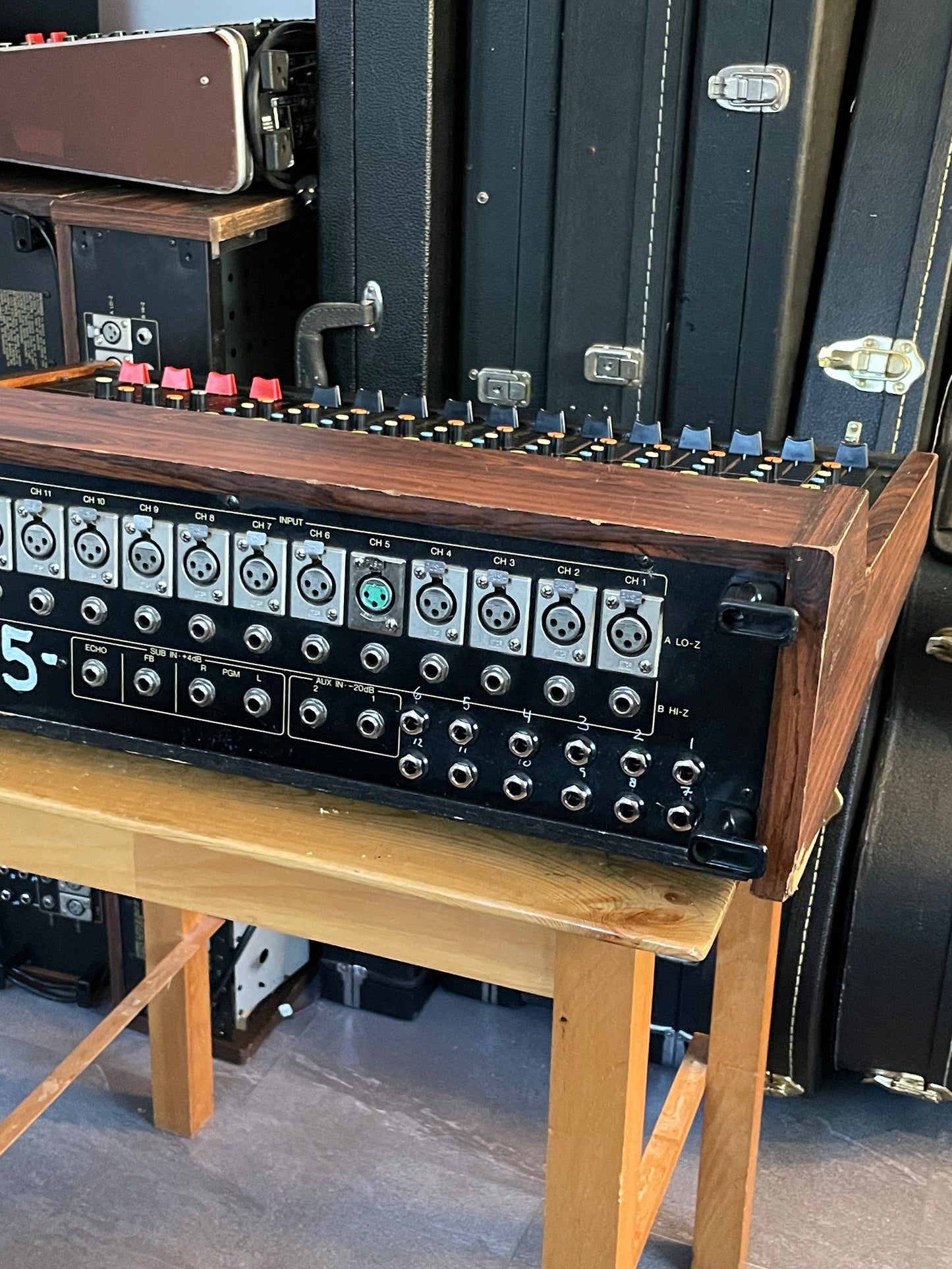 Yamaha MQ1202 "Japa-Neve", fully recapped + Direct-Out Headbangers Mod! Small PM1000, Tamura transformers, fat Pres. 4 band EQ