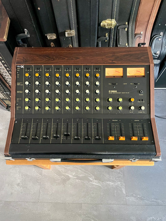 Yamaha PM-430 "Japa-Neve" fully recapped with Direct Outs and Phantom Power. Tamura transformers - 8 Channel Mixing Console 1970s