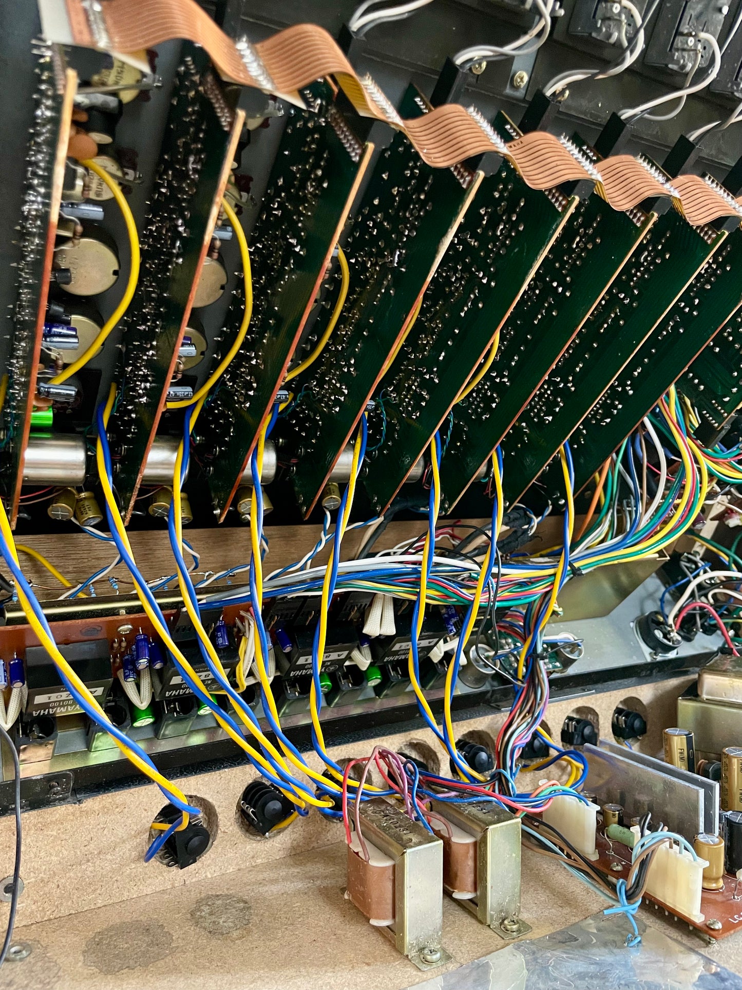 Yamaha PM-430 "Japa-Neve" fully recapped with Direct Outs and Phantom Power. Tamura transformers - 8 Channel Mixing Console 1970s
