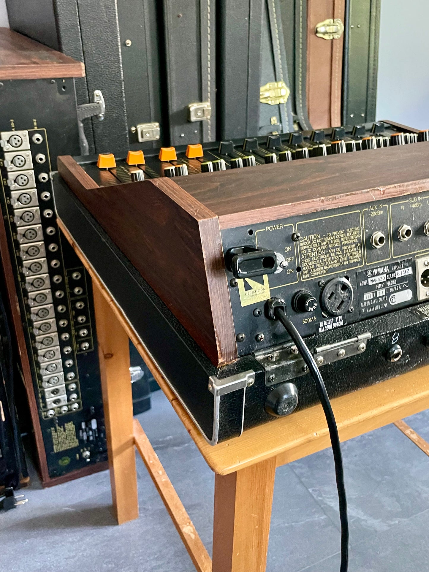 Yamaha PM-430 "Japa-Neve" fully recapped with Direct Outs and Phantom Power. Tamura transformers - 8 Channel Mixing Console 1970s