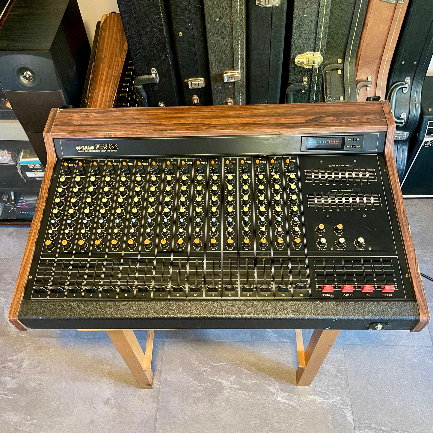 Yamaha MQ1602 "Japa-Neve" Mixer - Fully recapped + Direct-Outs - Tamura transformers, fat Pres. 4 band EQ