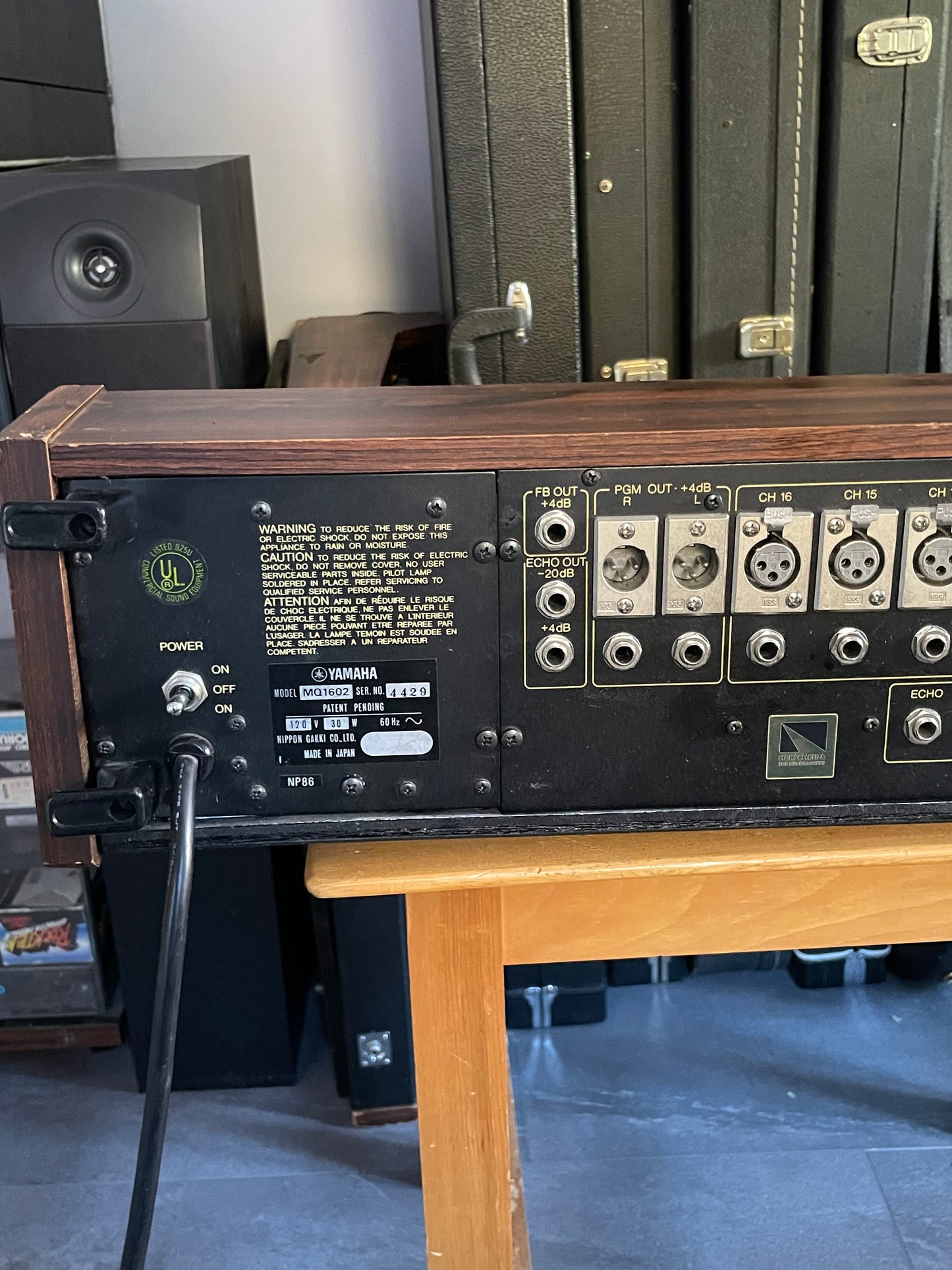 Yamaha MQ1602 "Japa-Neve" Mixer - Fully recapped + Direct-Outs - Tamura transformers, fat Pres. 4 band EQ