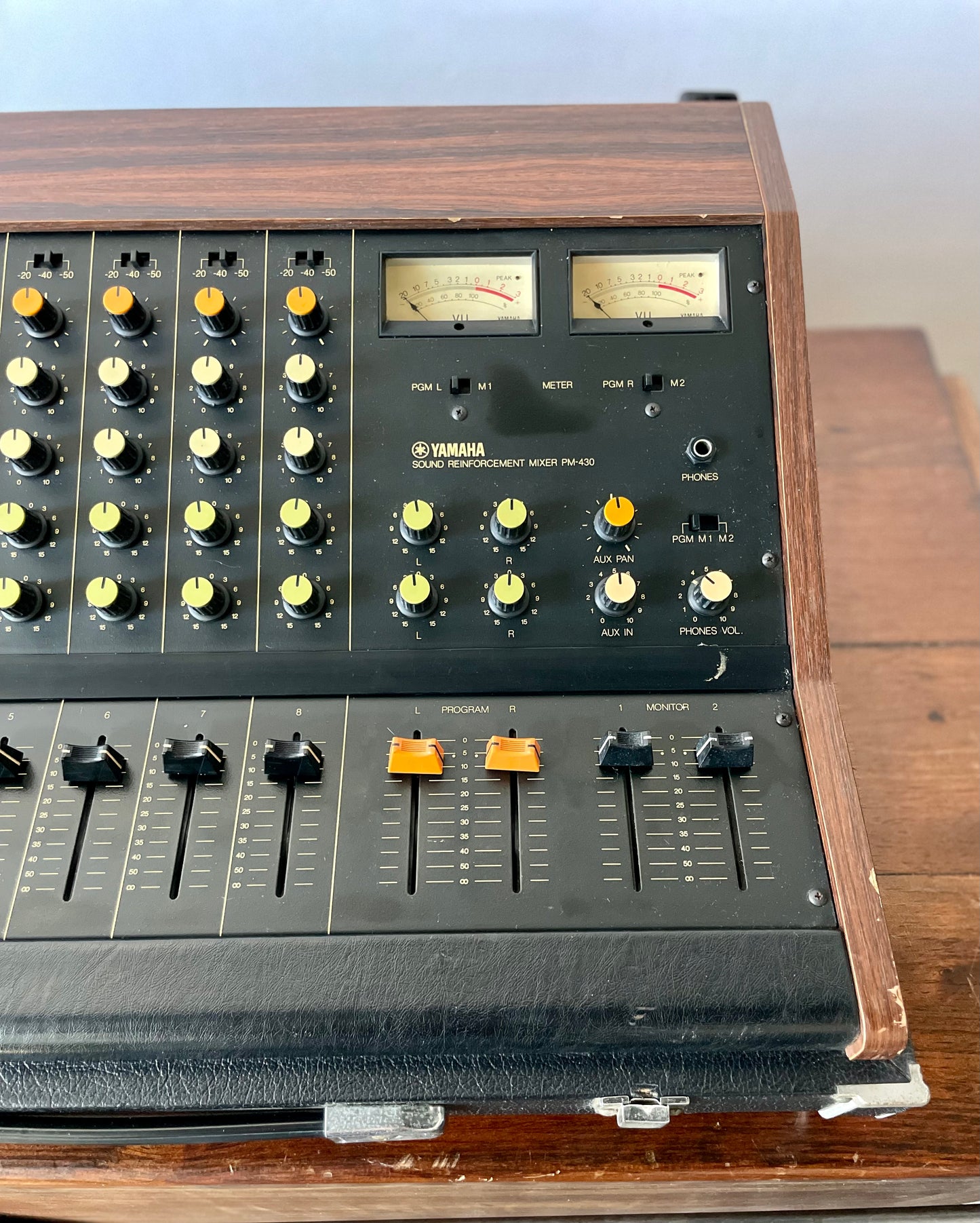Yamaha PM-430 with Direct Out Mod. by Headbangers - Fully serviced 8-Channel Mixing Console 1970s