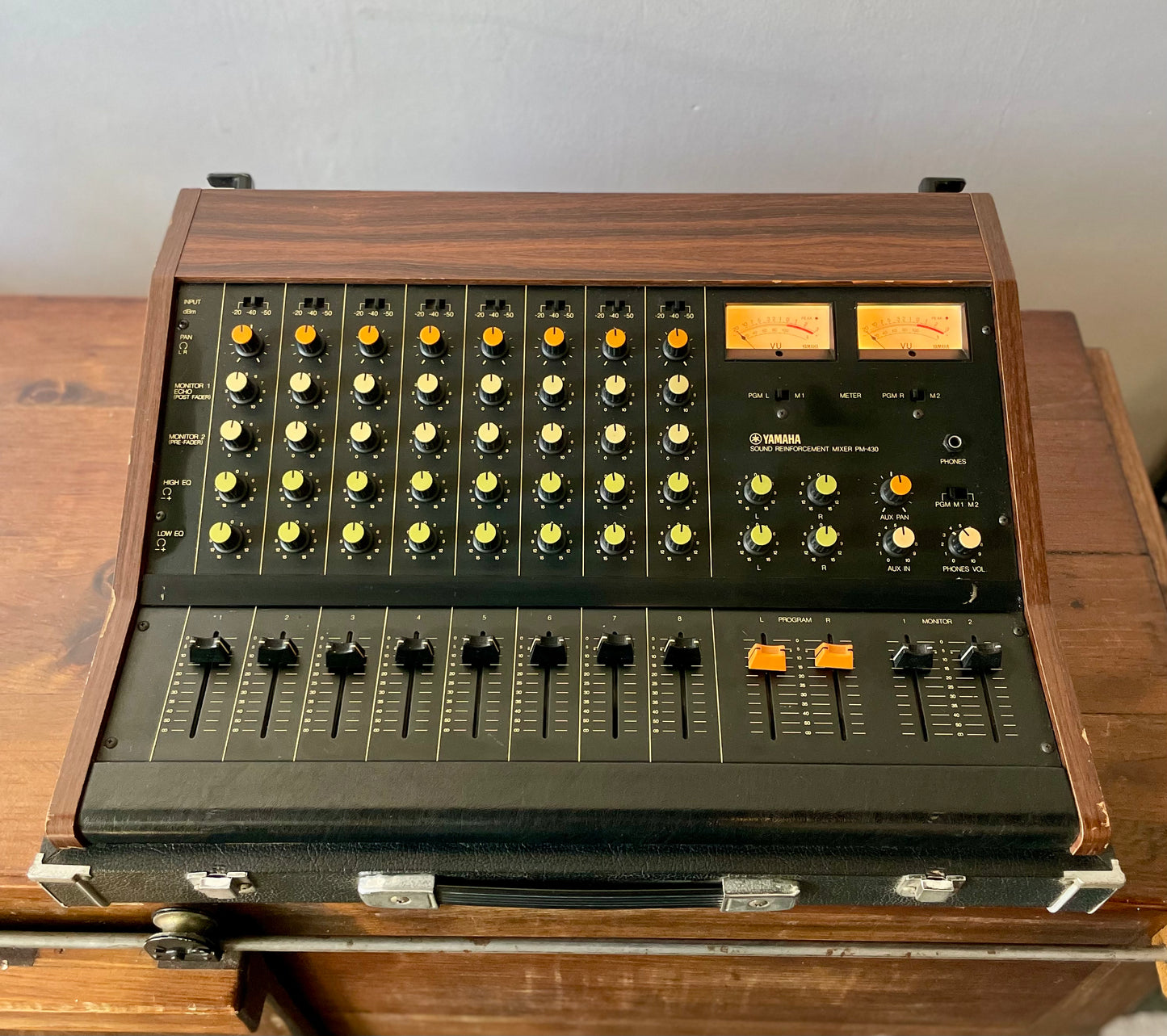 Yamaha PM-430 with Direct Out Mod. by Headbangers - Fully serviced 8-Channel Mixing Console 1970s