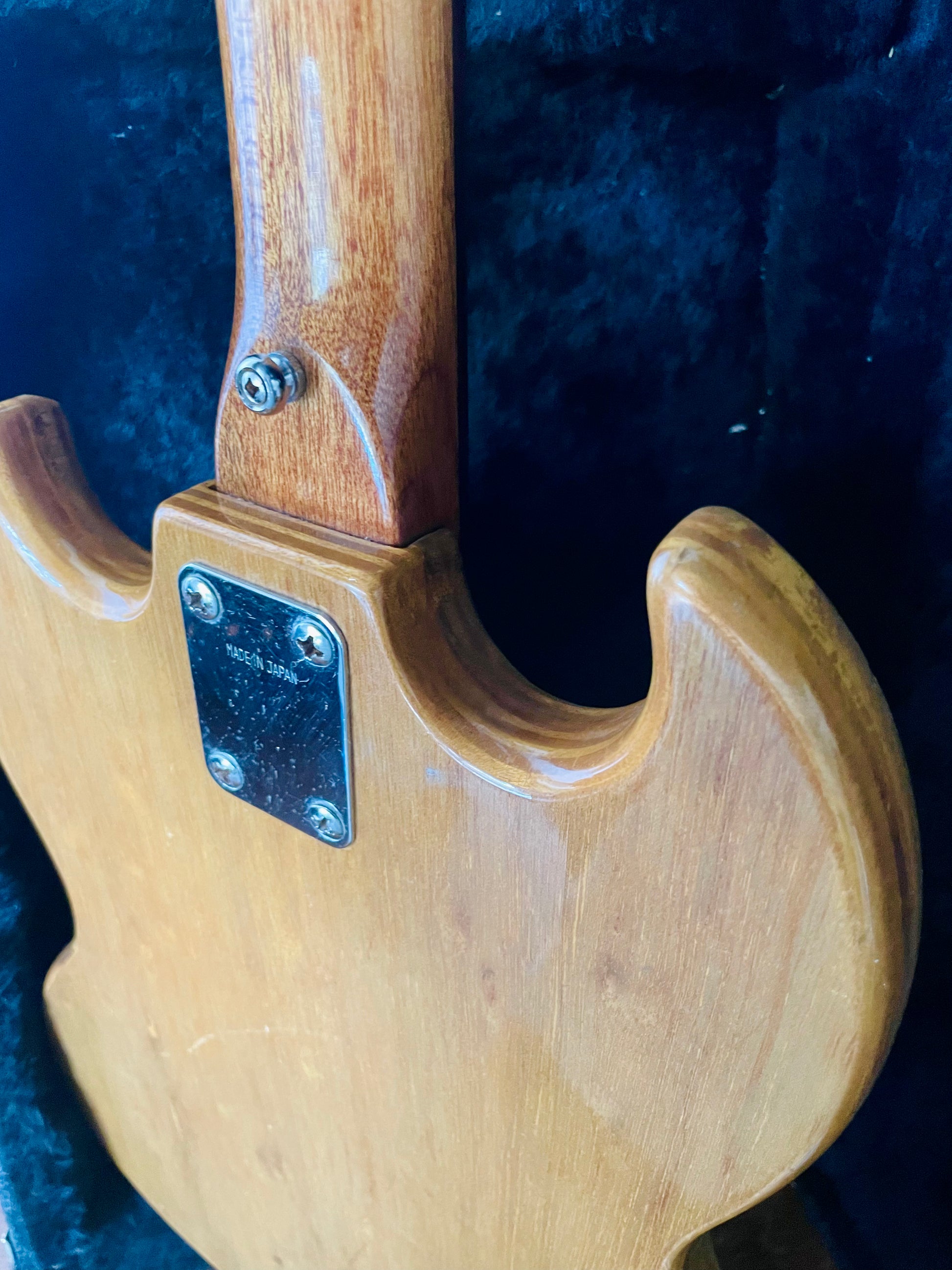 MAYAビザールギター　SGタイプ Vintage 1970's made El Maya SG type Walnut color Electric