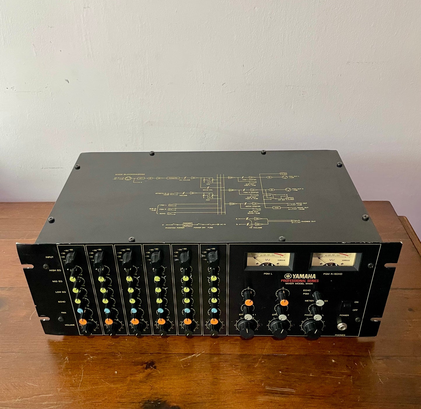 Yamaha M406 "JapaNeve" Direct Out Mod. Fully serviced + Recapped Headbangers JP-10