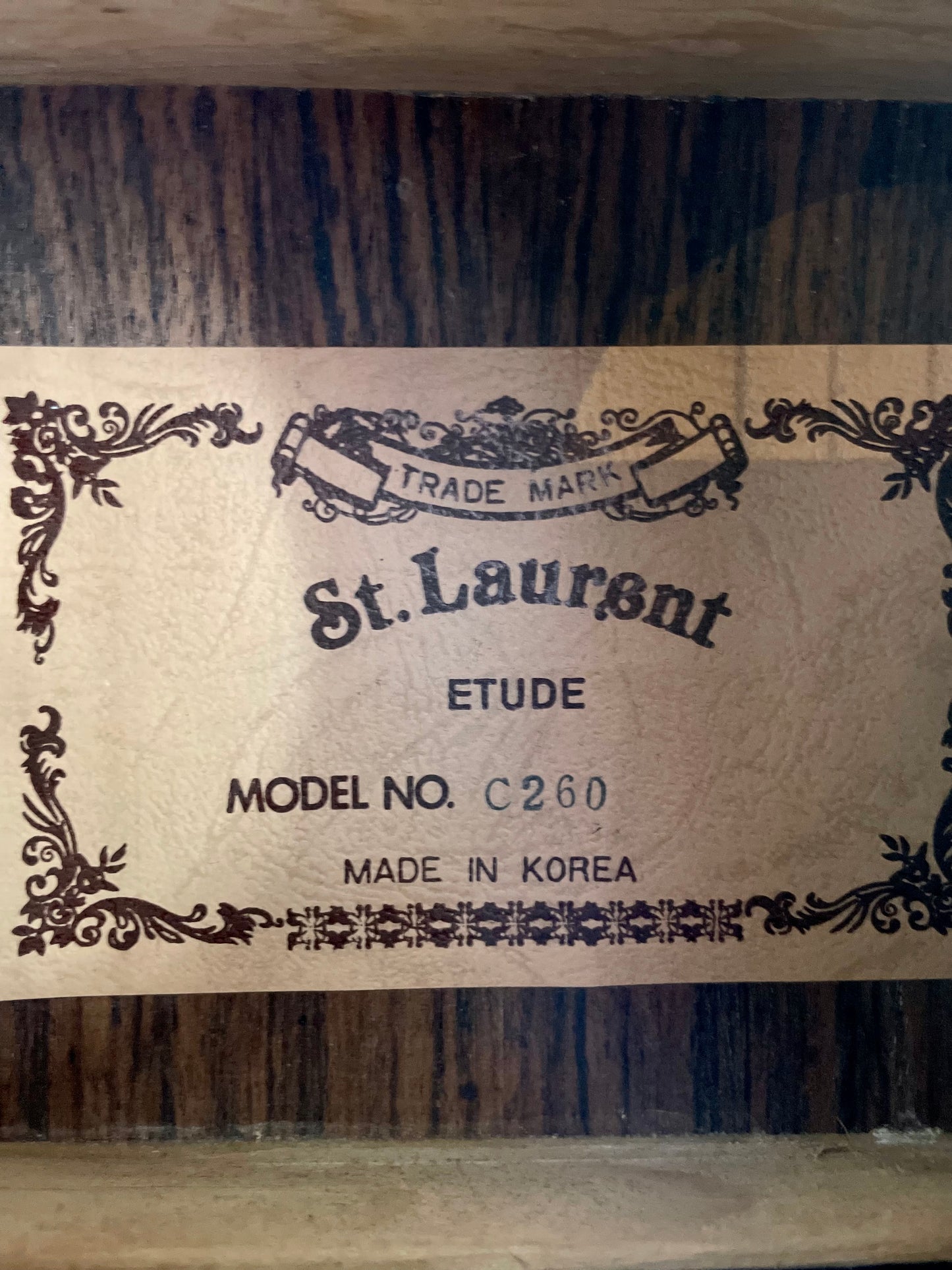 Classical St.Laurent Étude C260 - Korea - 1990s