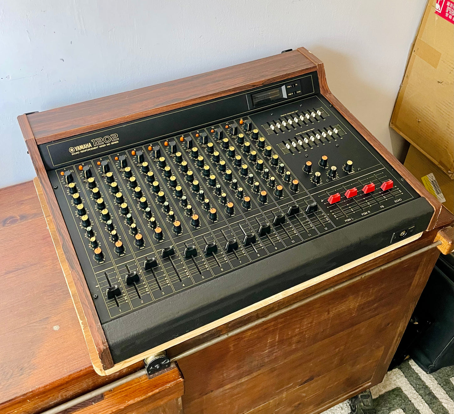 Yamaha MQ1202 "Japa-Neve", fully recapped + Direct-Out Headbangers Mod! Small PM1000, Tamura transformers, fat Pres. 4 band EQ