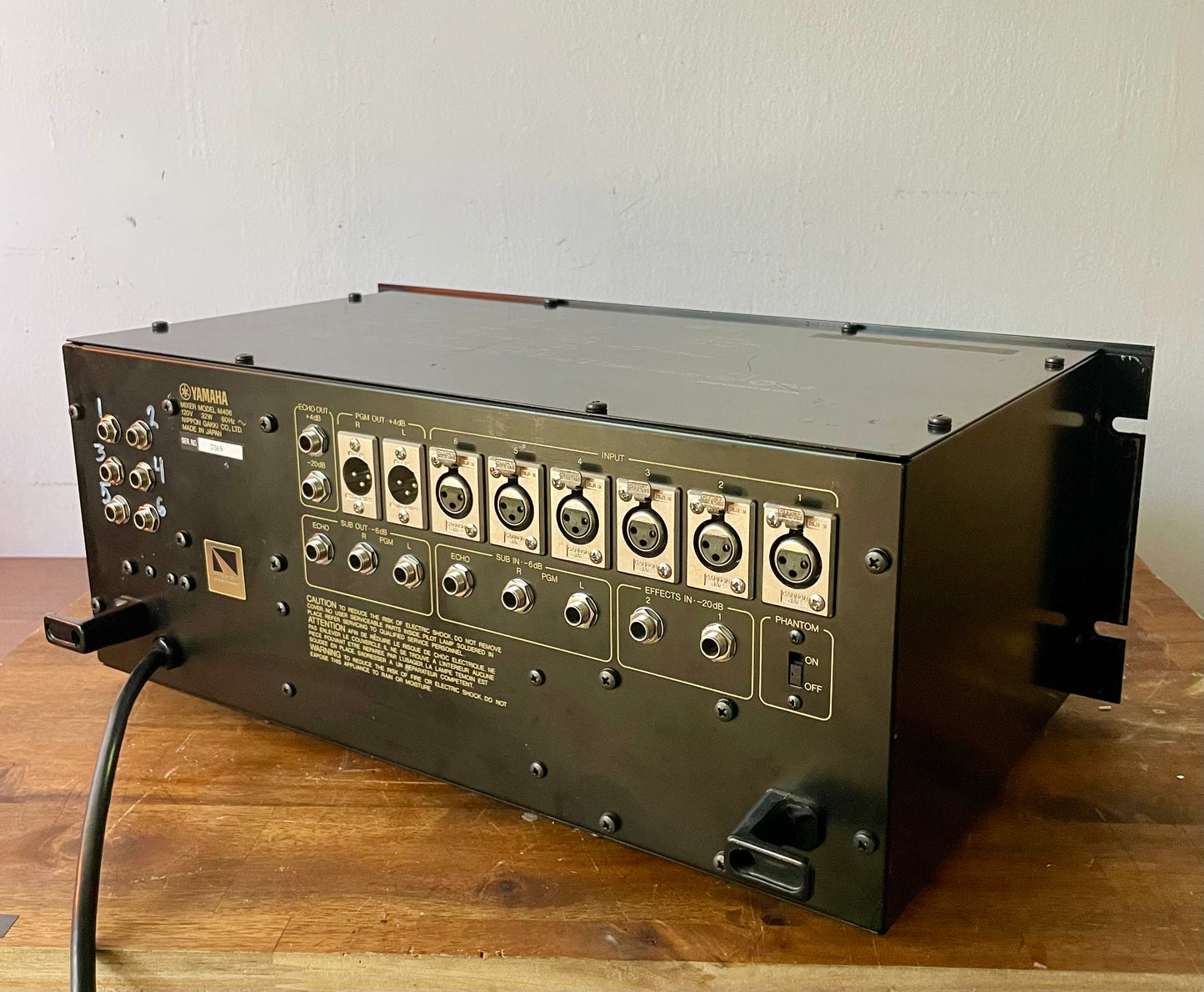 Yamaha M406 "JapaNeve" Direct Out Mod. Fully serviced + Recapped Headbangers