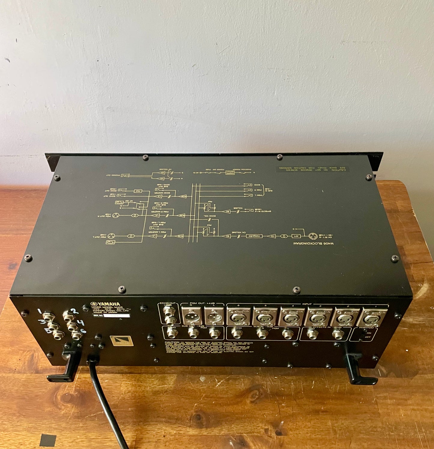 Yamaha M406 "JapaNeve" Direct Out Mod. Fully serviced + Recapped Headbangers