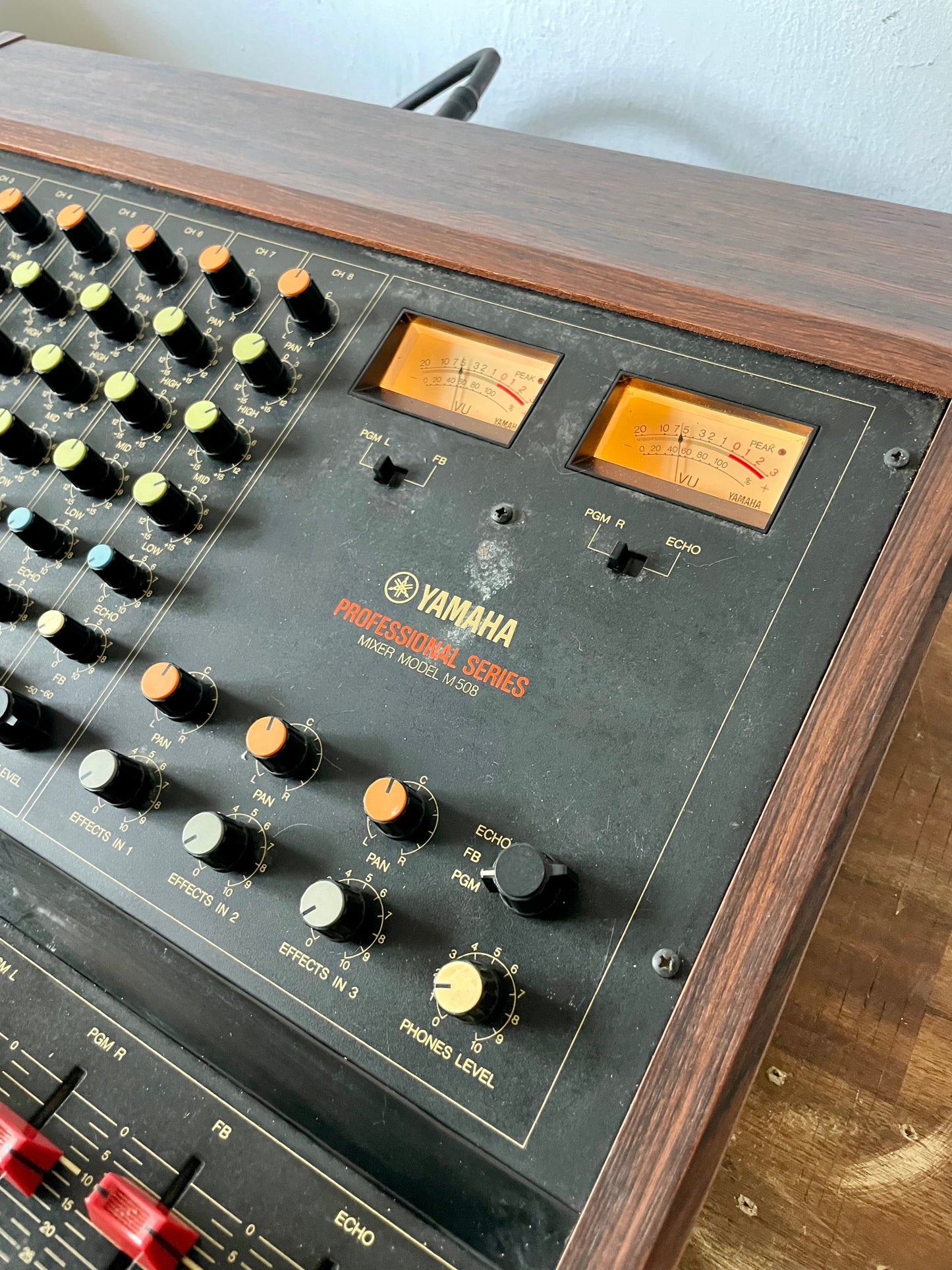 FREE SHIPPING - Yamaha M508 professional mixer - JapaNeve Direct Out Mod. by Headbangers - Tamura transformer, fully recapped and serviced