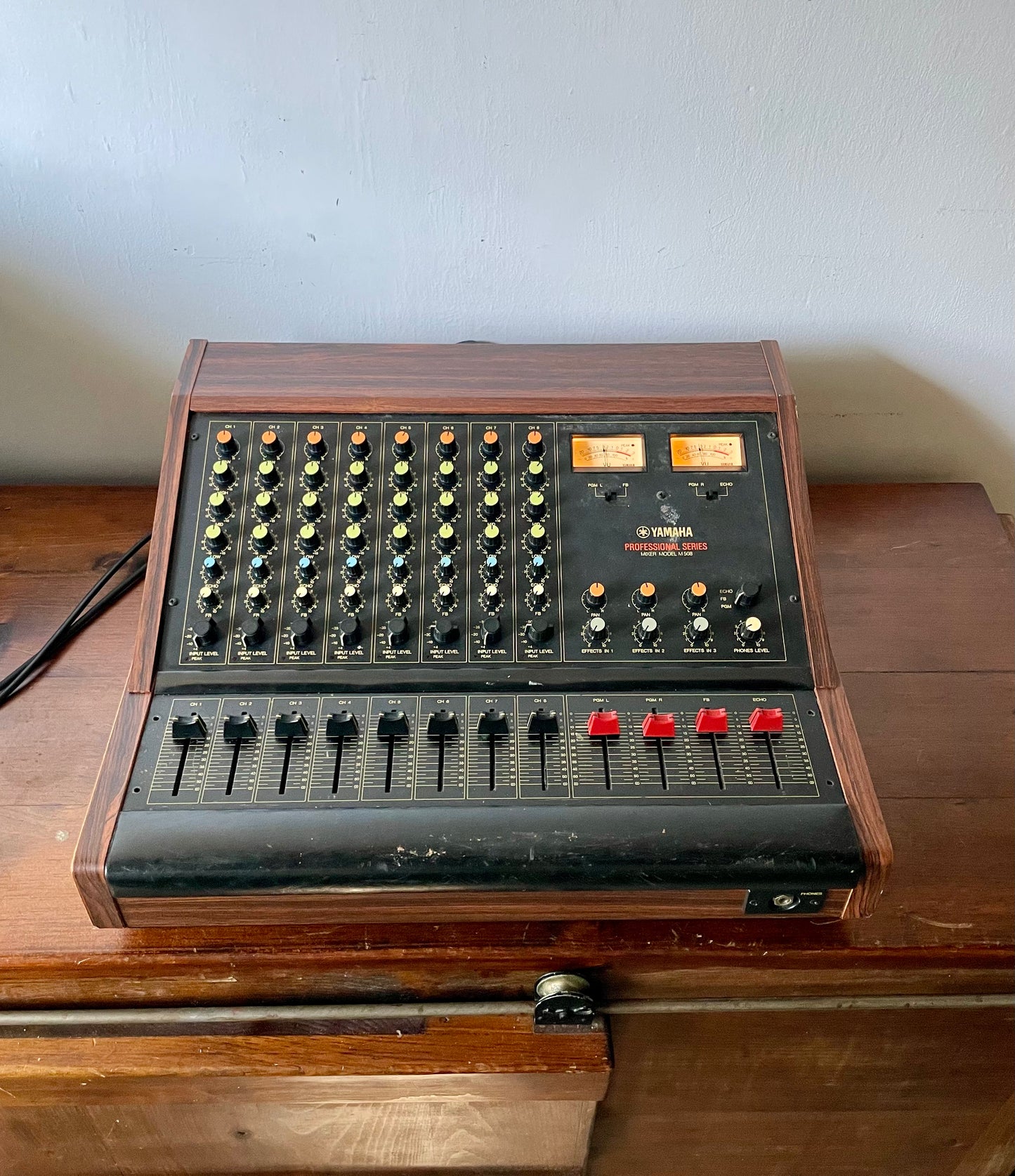 FREE SHIPPING - Yamaha M508 professional mixer - JapaNeve Direct Out Mod. by Headbangers - Tamura transformer, fully recapped and serviced