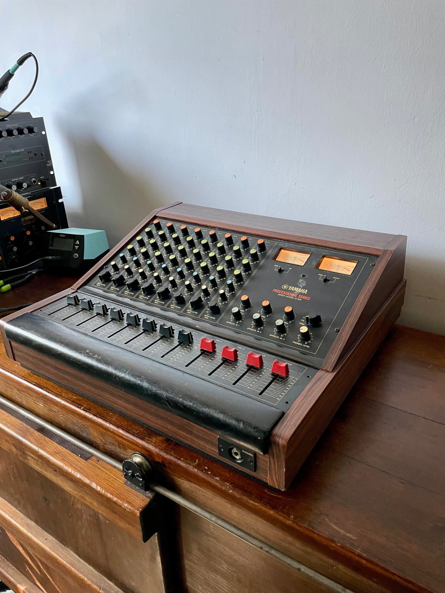 FREE SHIPPING - Yamaha M508 professional mixer - JapaNeve Direct Out Mod. by Headbangers - Tamura transformer, fully recapped and serviced