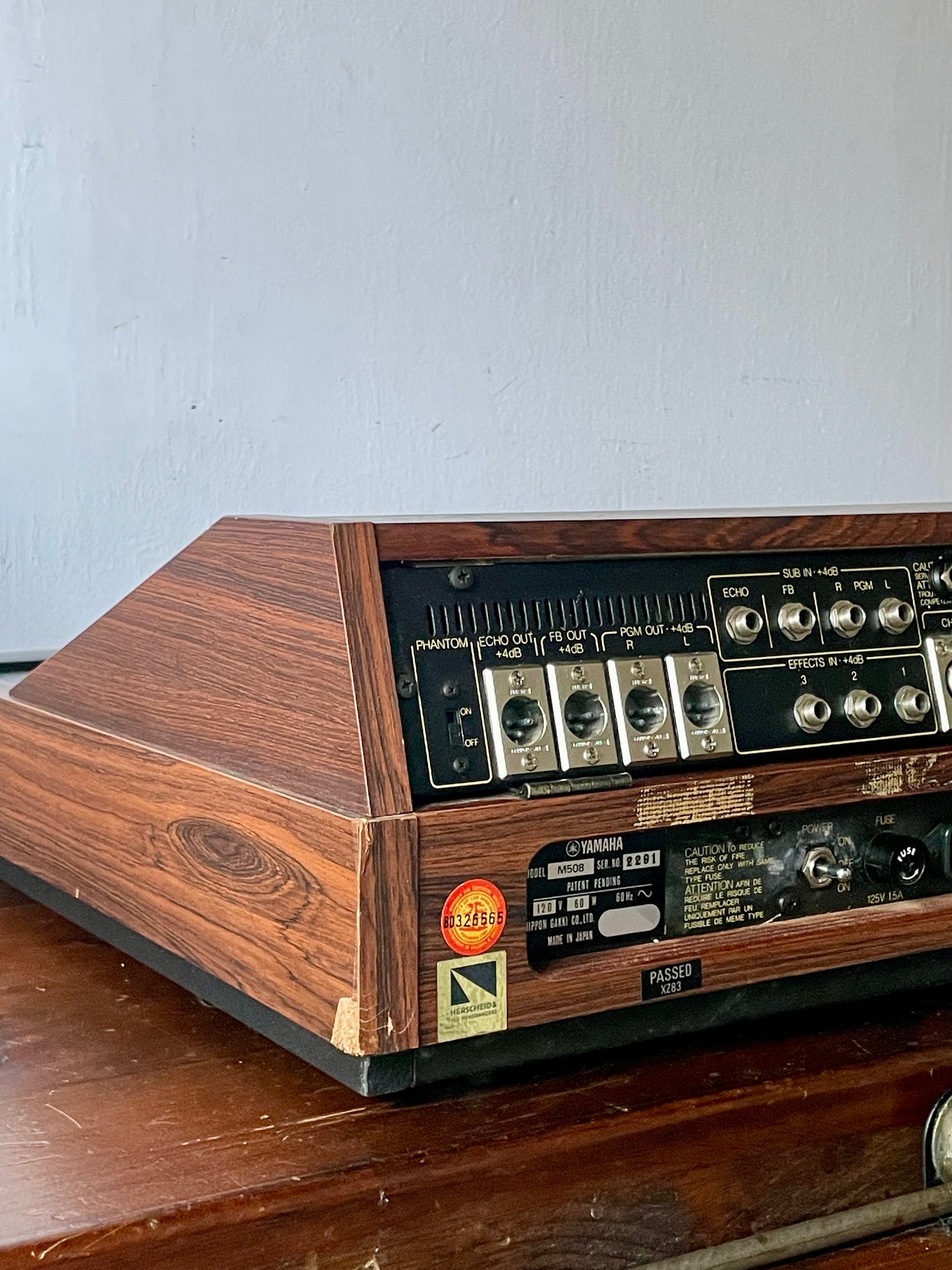 FREE SHIPPING - Yamaha M508 professional mixer - JapaNeve Direct Out Mod. by Headbangers - Tamura transformer, fully recapped and serviced