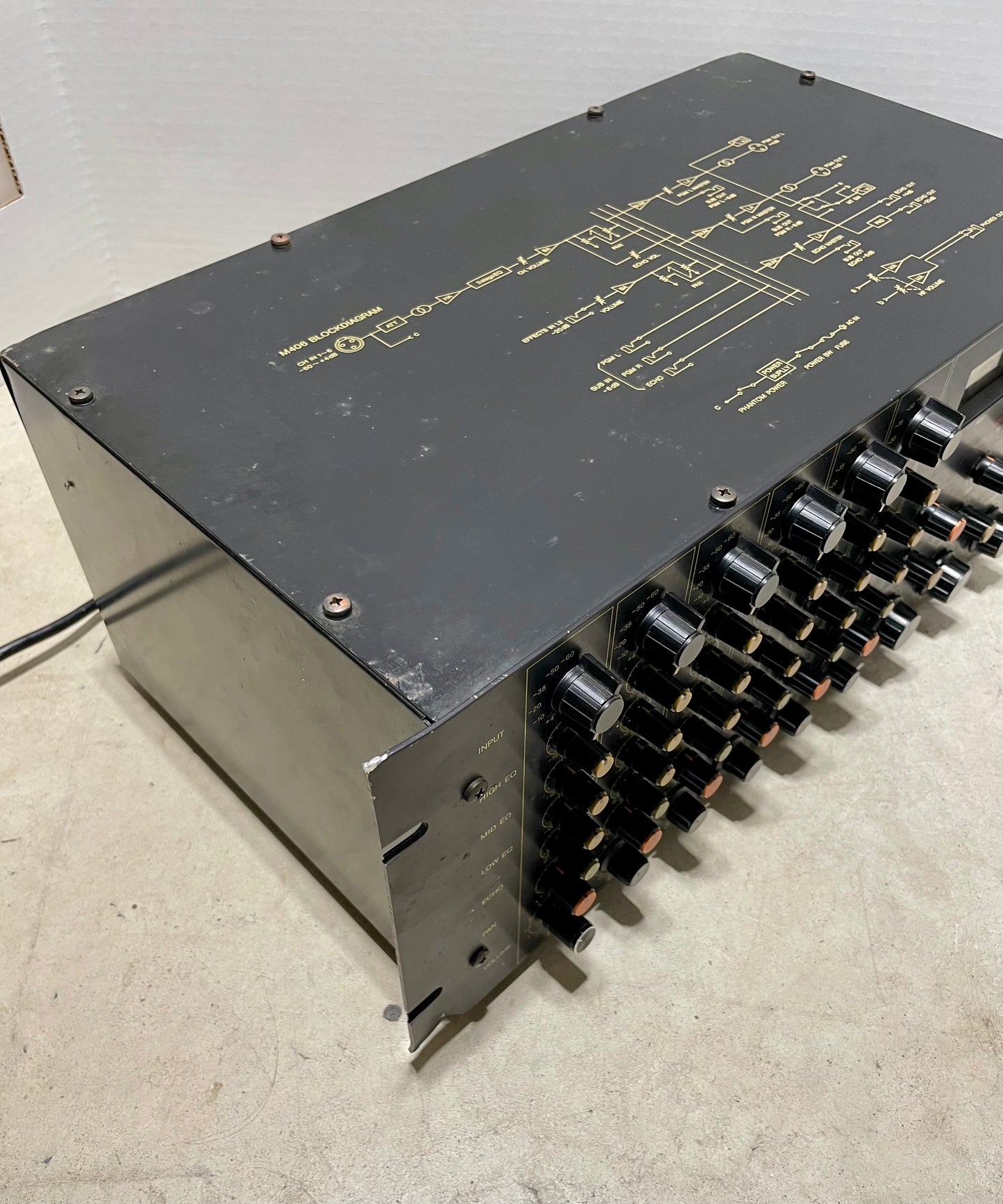 FREE SHIPPING  Yamaha M406 "JapaNeve" Direct Out Mod. Serviced and Recapped 6-Channel Rackmount Mixer