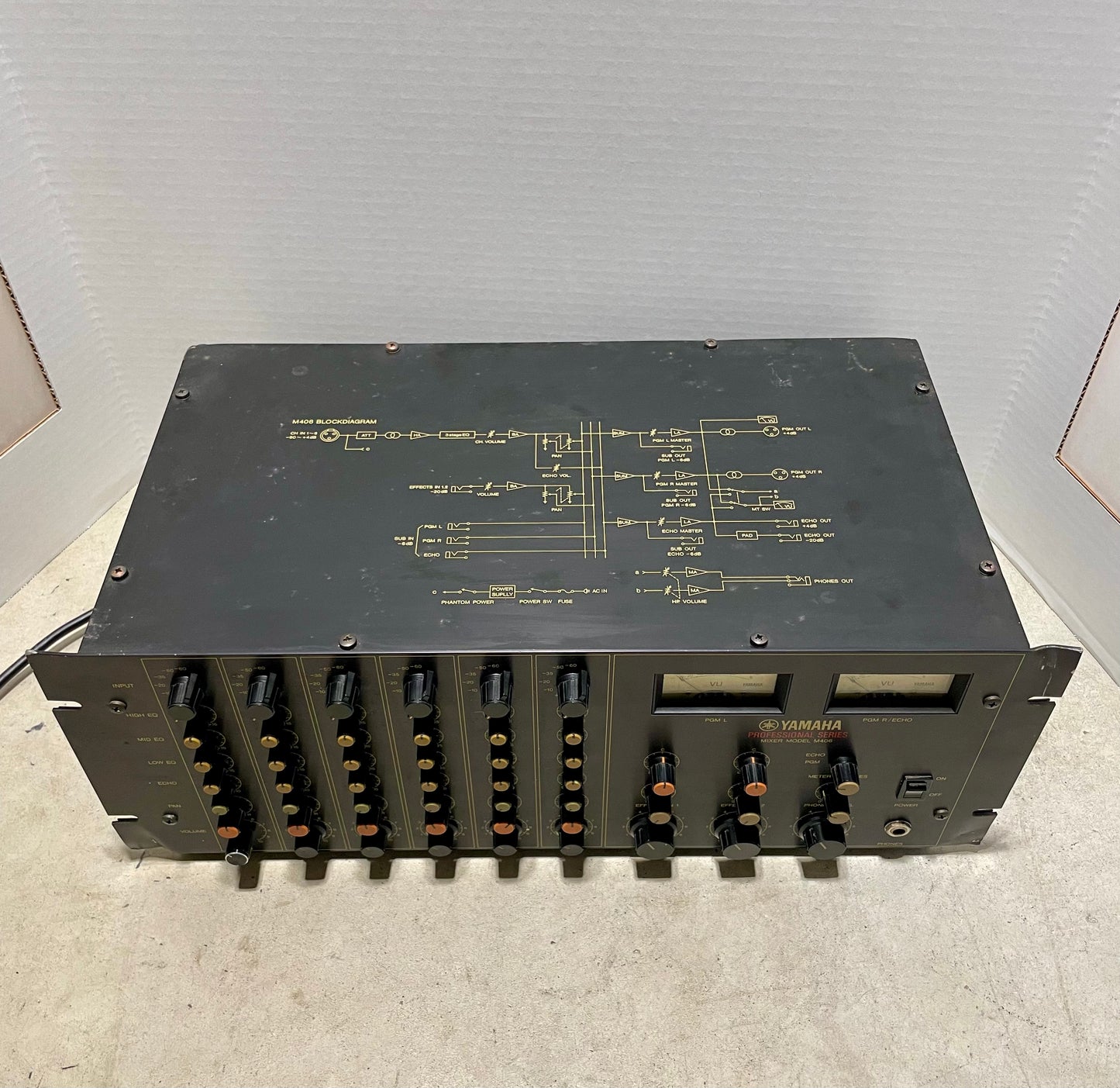 FREE SHIPPING  Yamaha M406 "JapaNeve" Direct Out Mod. Serviced and Recapped 6-Channel Rackmount Mixer