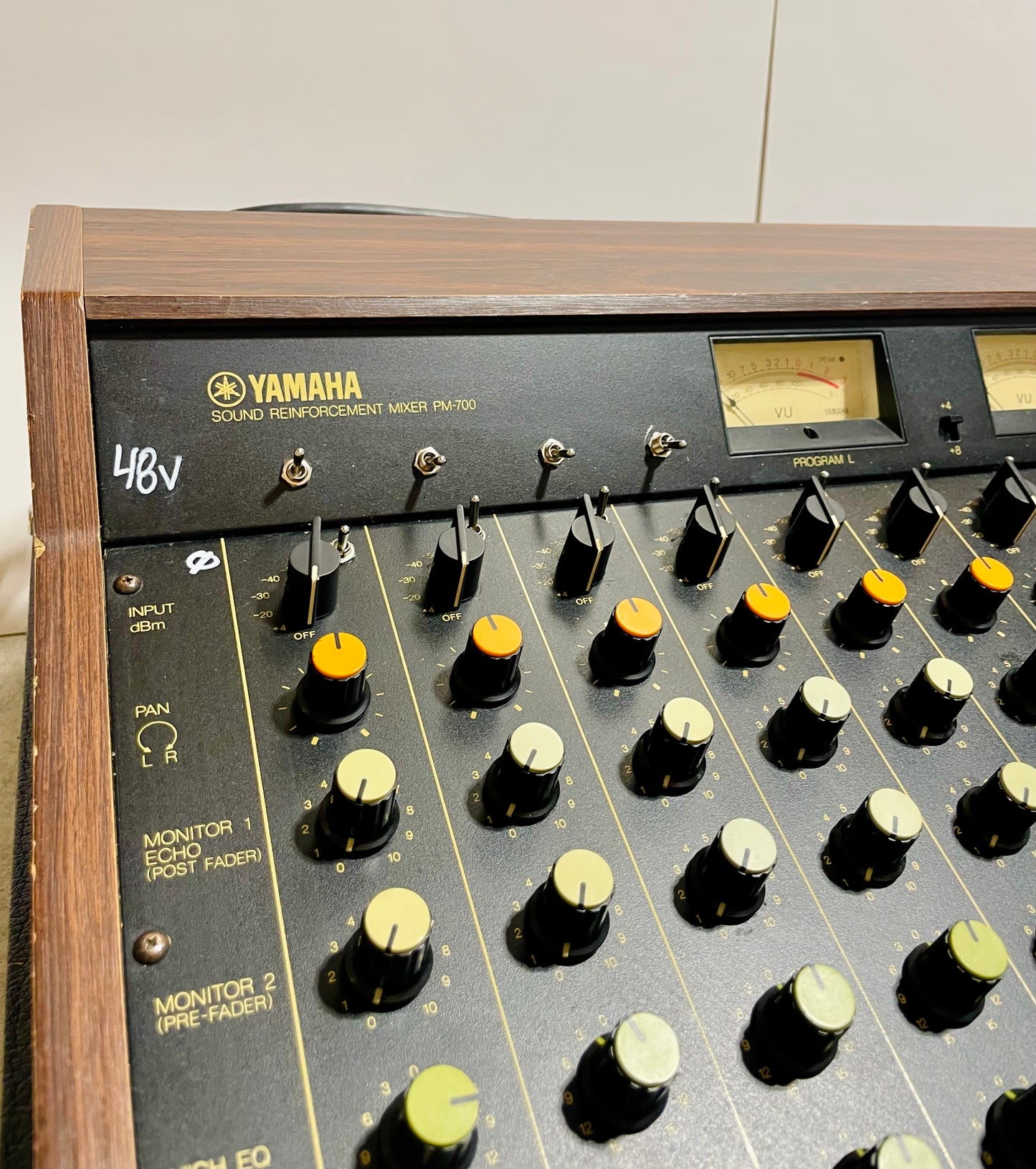 FREE SHIPPING - Yamaha PM-700 "Japa-Neve" fully recapped + Direct-Out Headbangers Tamura transformers 12-Channel Mixing Console 1970s