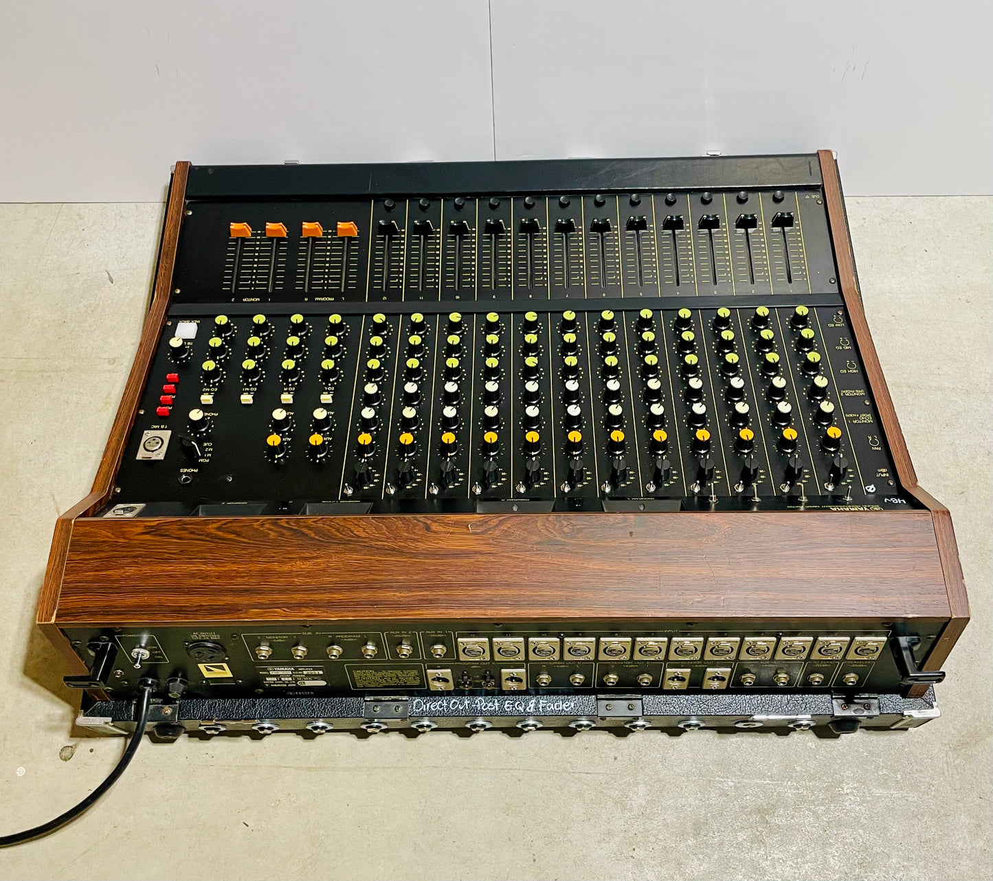 FREE SHIPPING - Yamaha PM-700 "Japa-Neve" fully recapped + Direct-Out Headbangers Tamura transformers 12-Channel Mixing Console 1970s