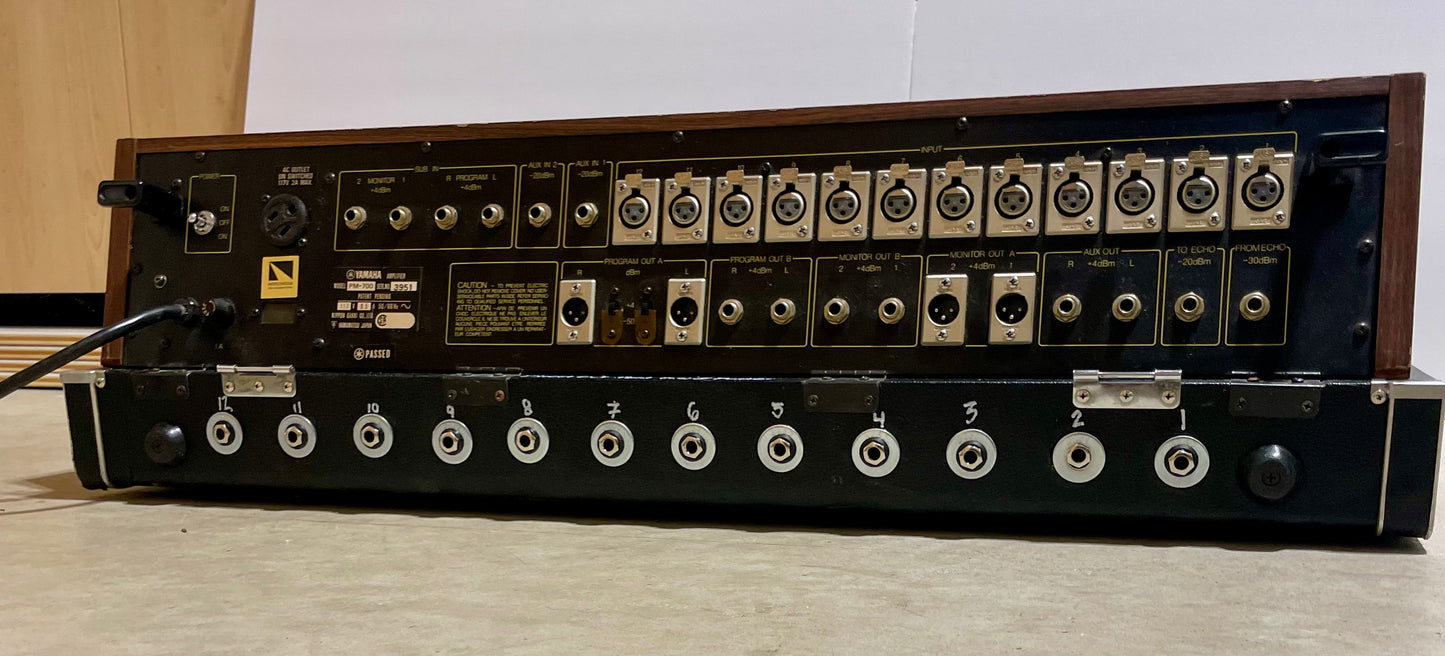 FREE SHIPPING - Yamaha PM-700 "Japa-Neve" fully recapped + Direct-Out Headbangers Tamura transformers 12-Channel Mixing Console 1970s