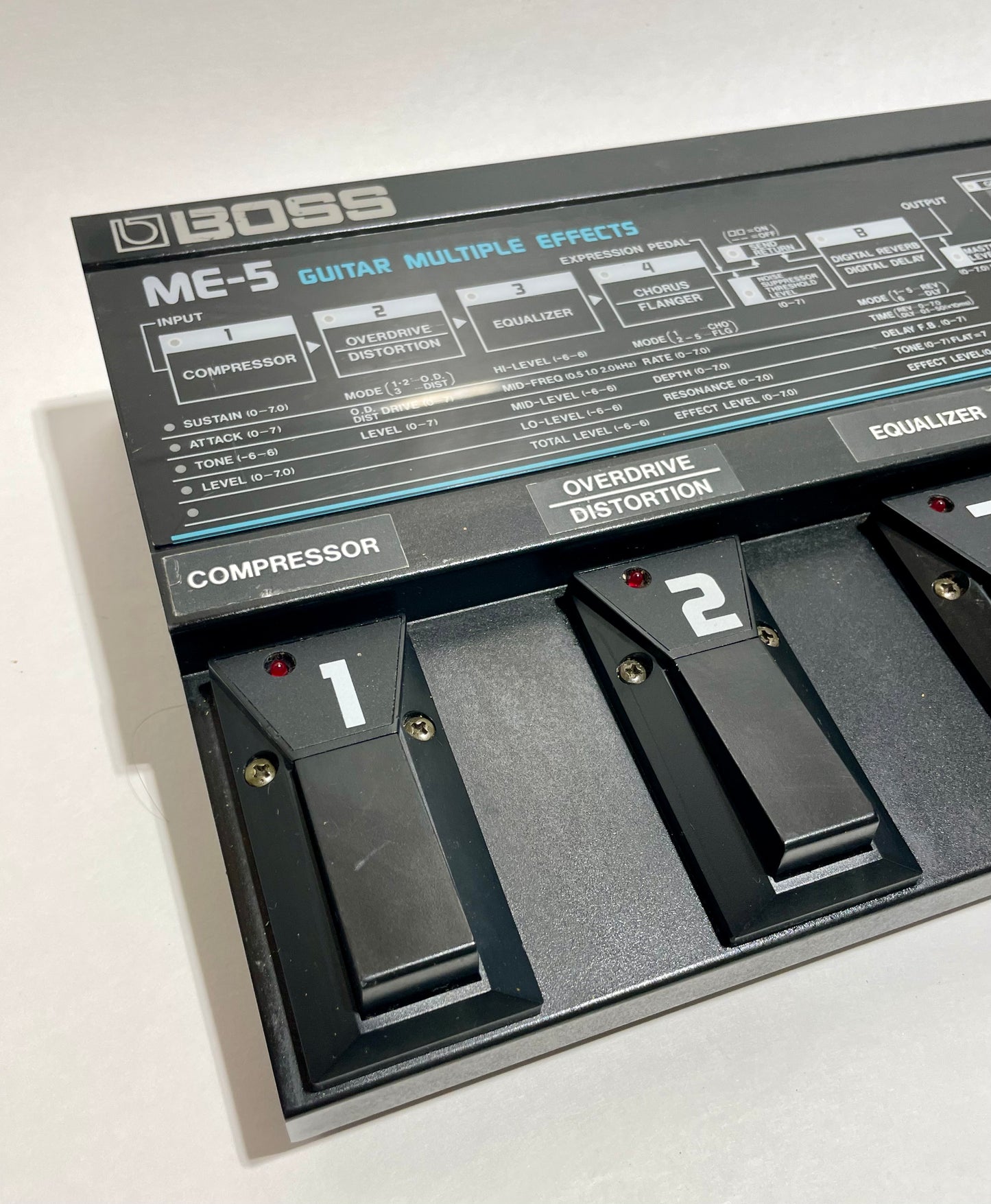 Boss ME-5 Guitar Multiple Effects 1988 - 1992