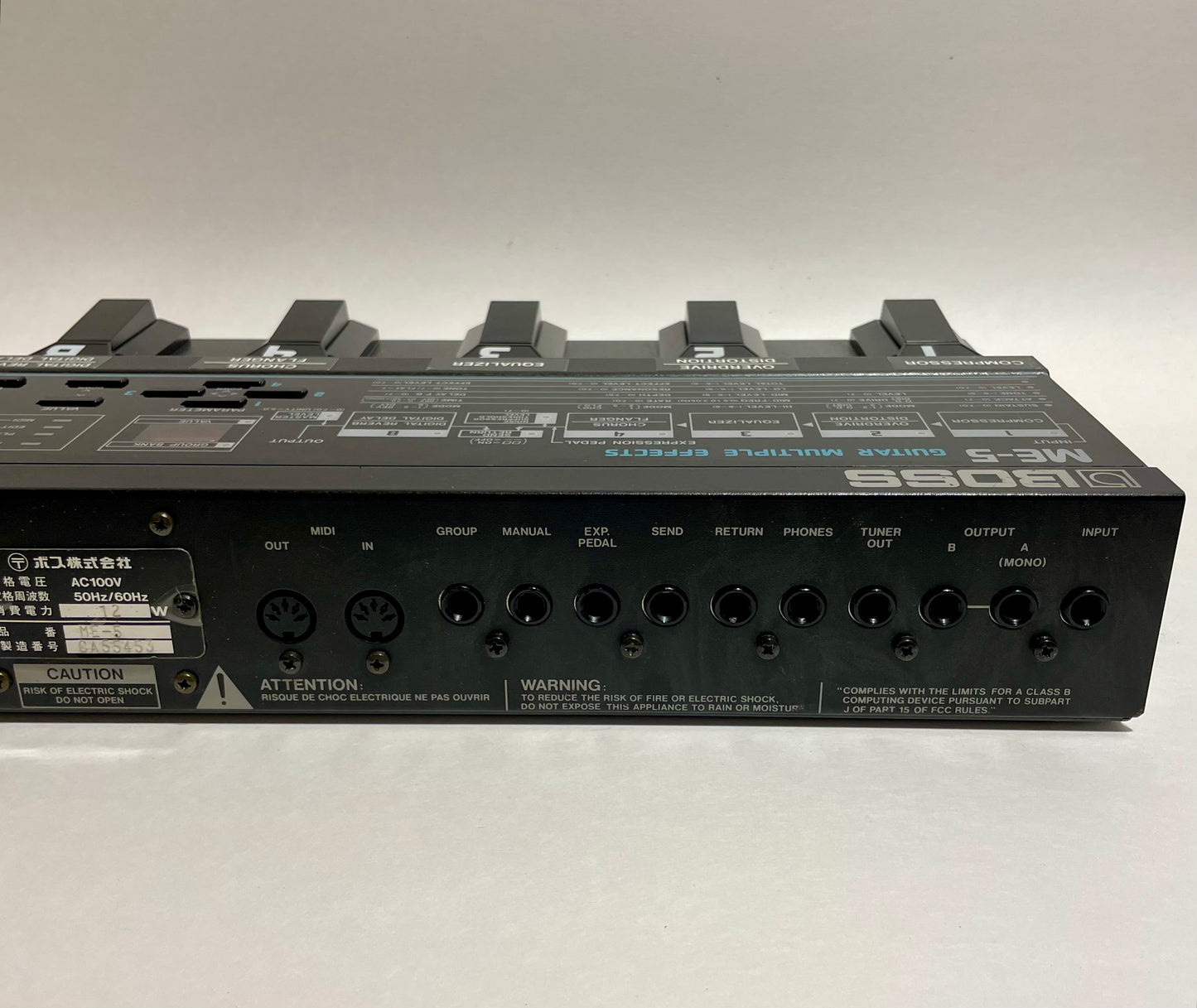 Boss ME-5 Guitar Multiple Effects 1988 - 1992