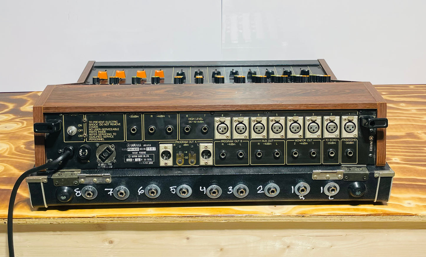 Yamaha PM-430 "Japa-Neve" fully recapped + Direct-Out Headbangers Mod! Tamura transformers 8-Channel Mixing Console 1970s