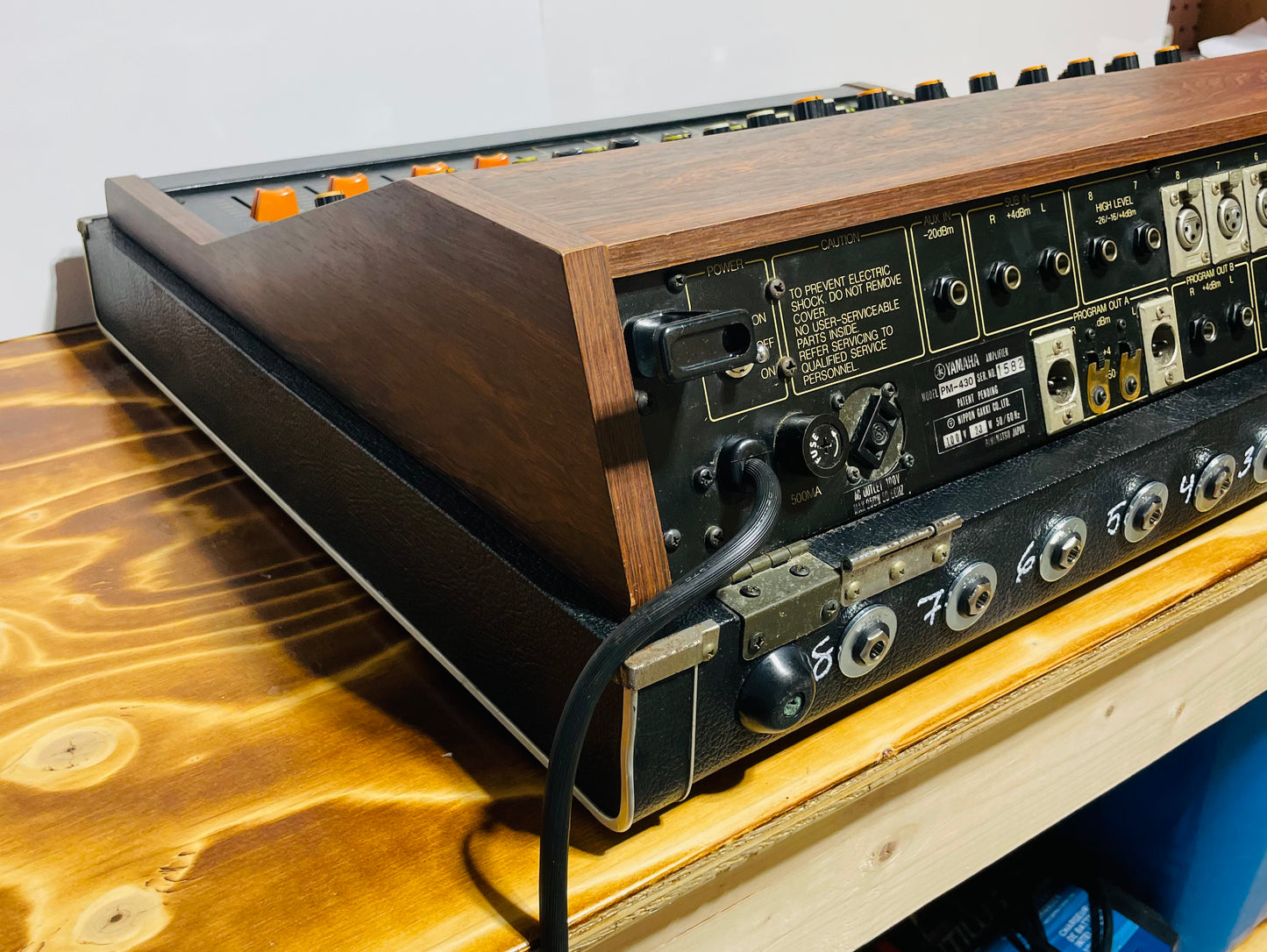 Yamaha PM-430 "Japa-Neve" fully recapped + Direct-Out Headbangers Mod! Tamura transformers 8-Channel Mixing Console 1970s