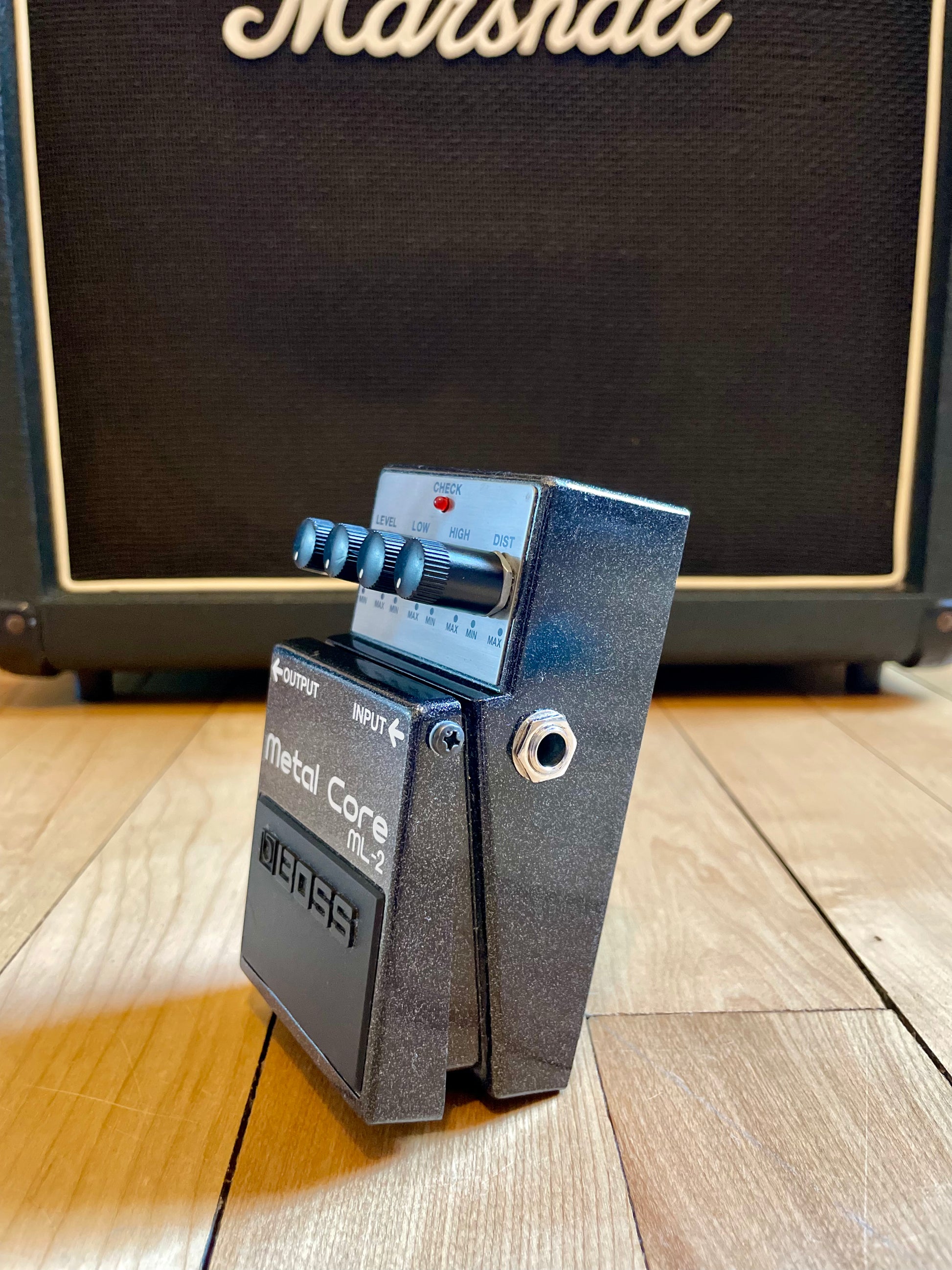 boss metalcore distortion pedal Boss ML-2 Metal Core – Herscheid and the Headbangers