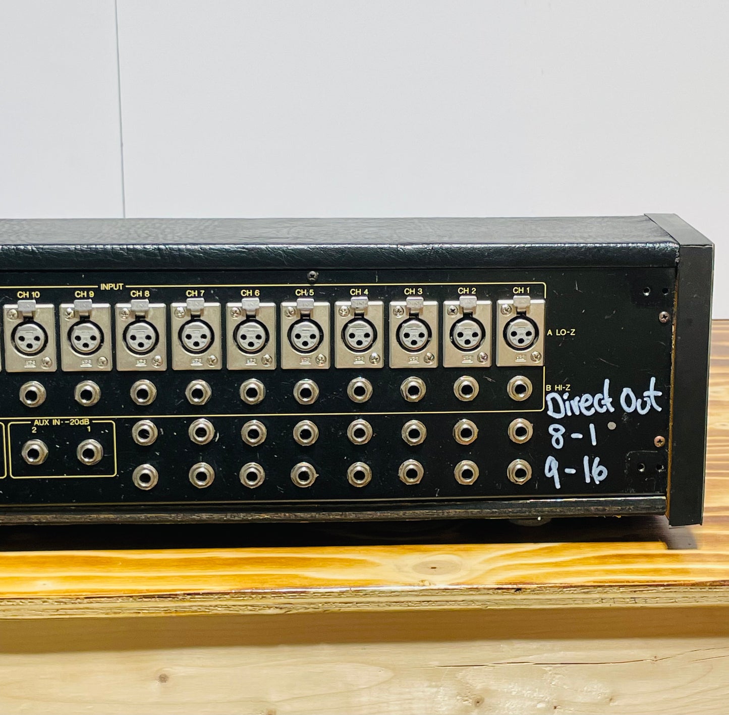 Yamaha MQ1602 "Japa-Neve" Mixer - Fully recapped + Direct-Outs - Small PM1000, Tamura transformers, fat Pres. 4 band EQ