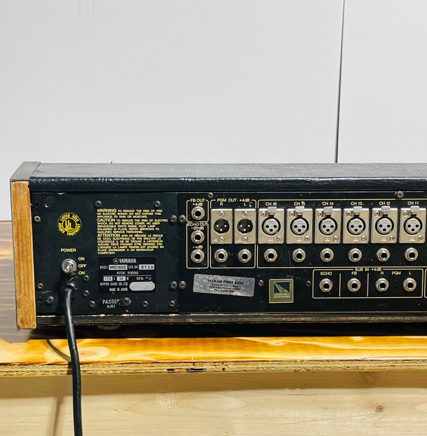 Yamaha MQ1602 "Japa-Neve" Mixer - Fully recapped + Direct-Outs - Small PM1000, Tamura transformers, fat Pres. 4 band EQ