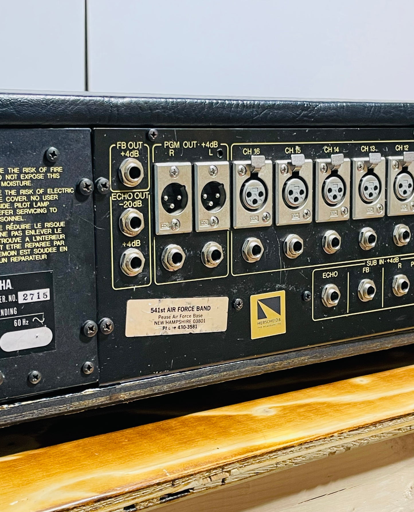 Yamaha MQ1602 "Japa-Neve" Mixer - Fully recapped + Direct-Outs - Small PM1000, Tamura transformers, fat Pres. 4 band EQ