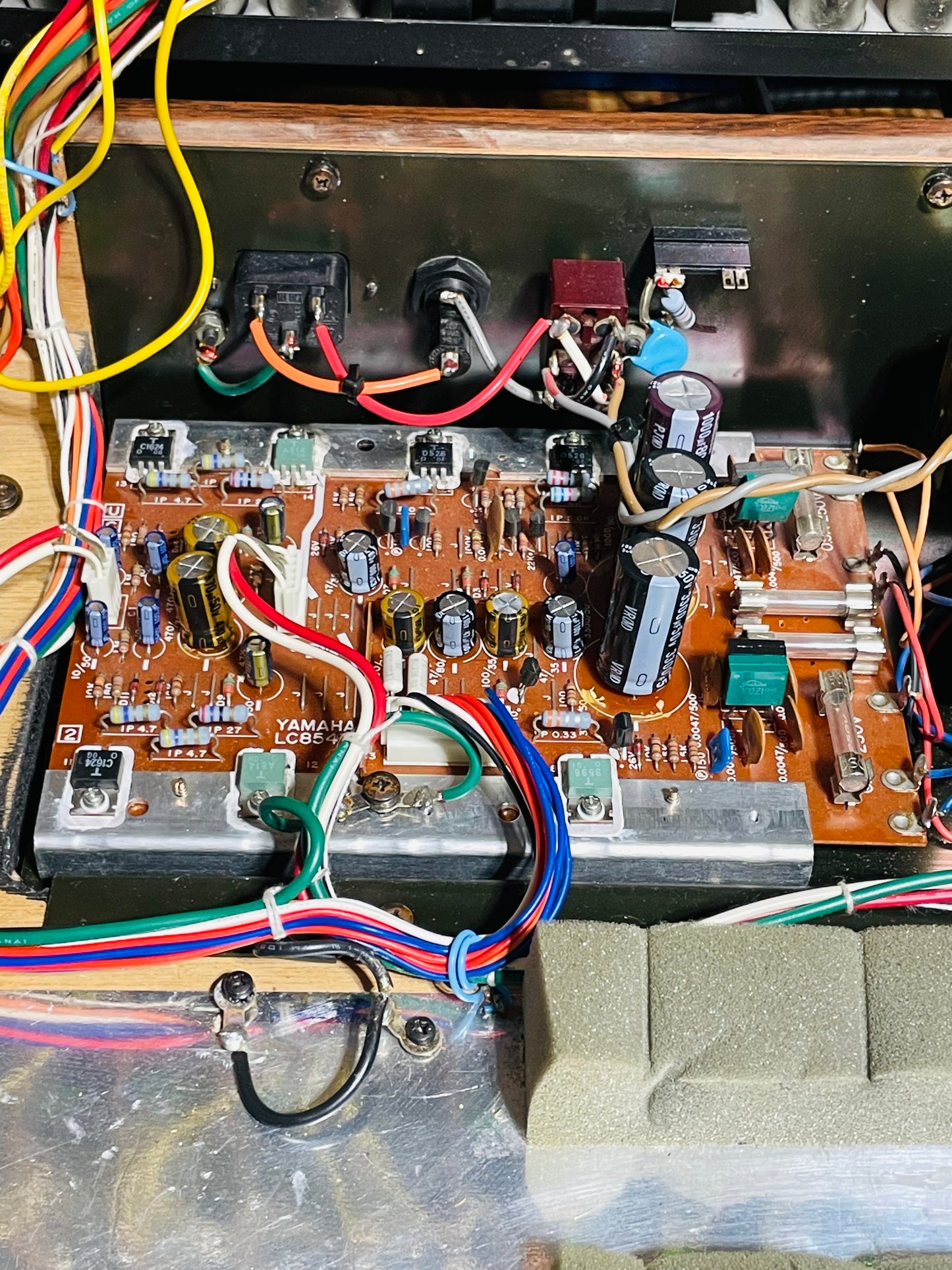 Yamaha M508 professional mixer - JapaNeve Direct Out Mod. by Headbangers - Tamura transformer, fully recapped and serviced