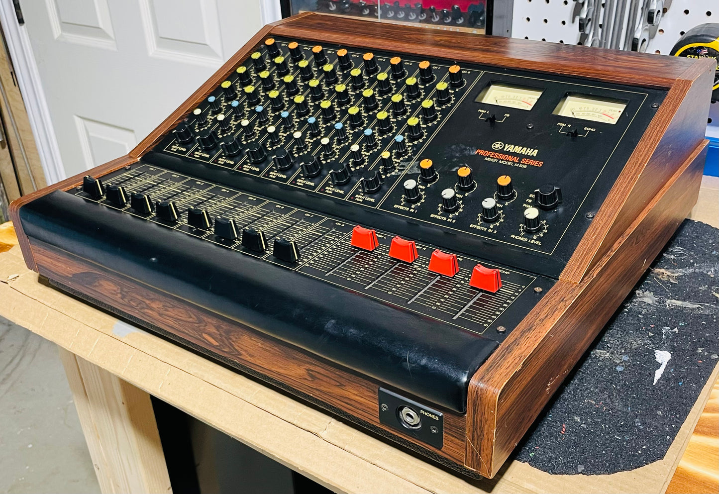 Yamaha M508 professional mixer - JapaNeve Direct Out Mod. by Headbangers - Tamura transformer, fully recapped and serviced