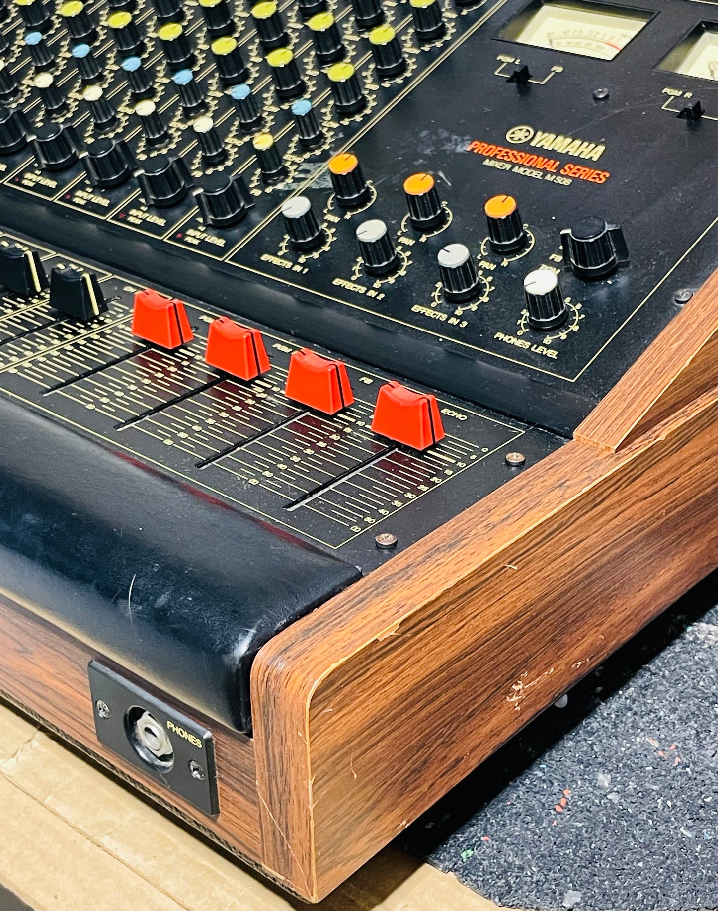 Yamaha M508 professional mixer - JapaNeve Direct Out Mod. by Headbangers - Tamura transformer, fully recapped and serviced