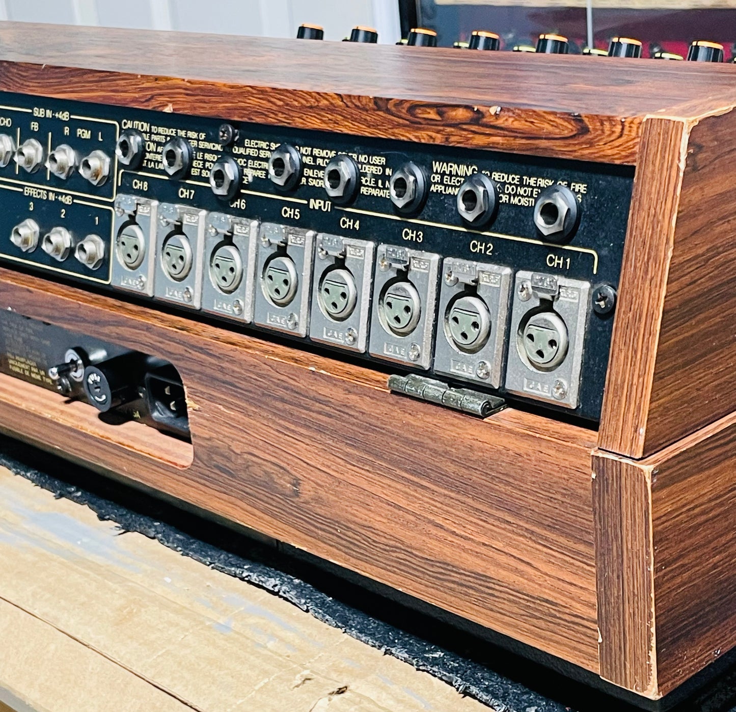 Yamaha M508 professional mixer - JapaNeve Direct Out Mod. by Headbangers - Tamura transformer, fully recapped and serviced