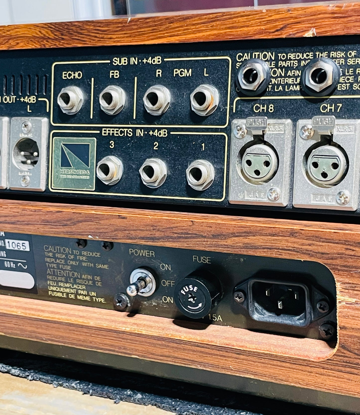 Yamaha M508 professional mixer - JapaNeve Direct Out Mod. by Headbangers - Tamura transformer, fully recapped and serviced