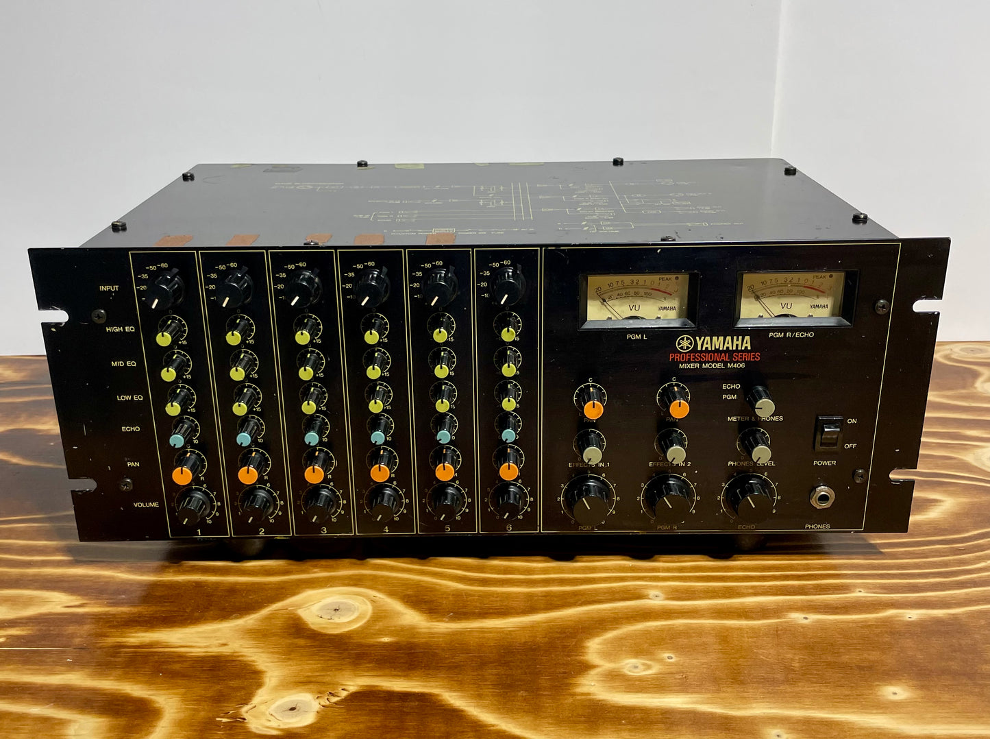 Yamaha M406 "JapaNeve" Direct Out Mod. Fully serviced + Recapped Headbangers