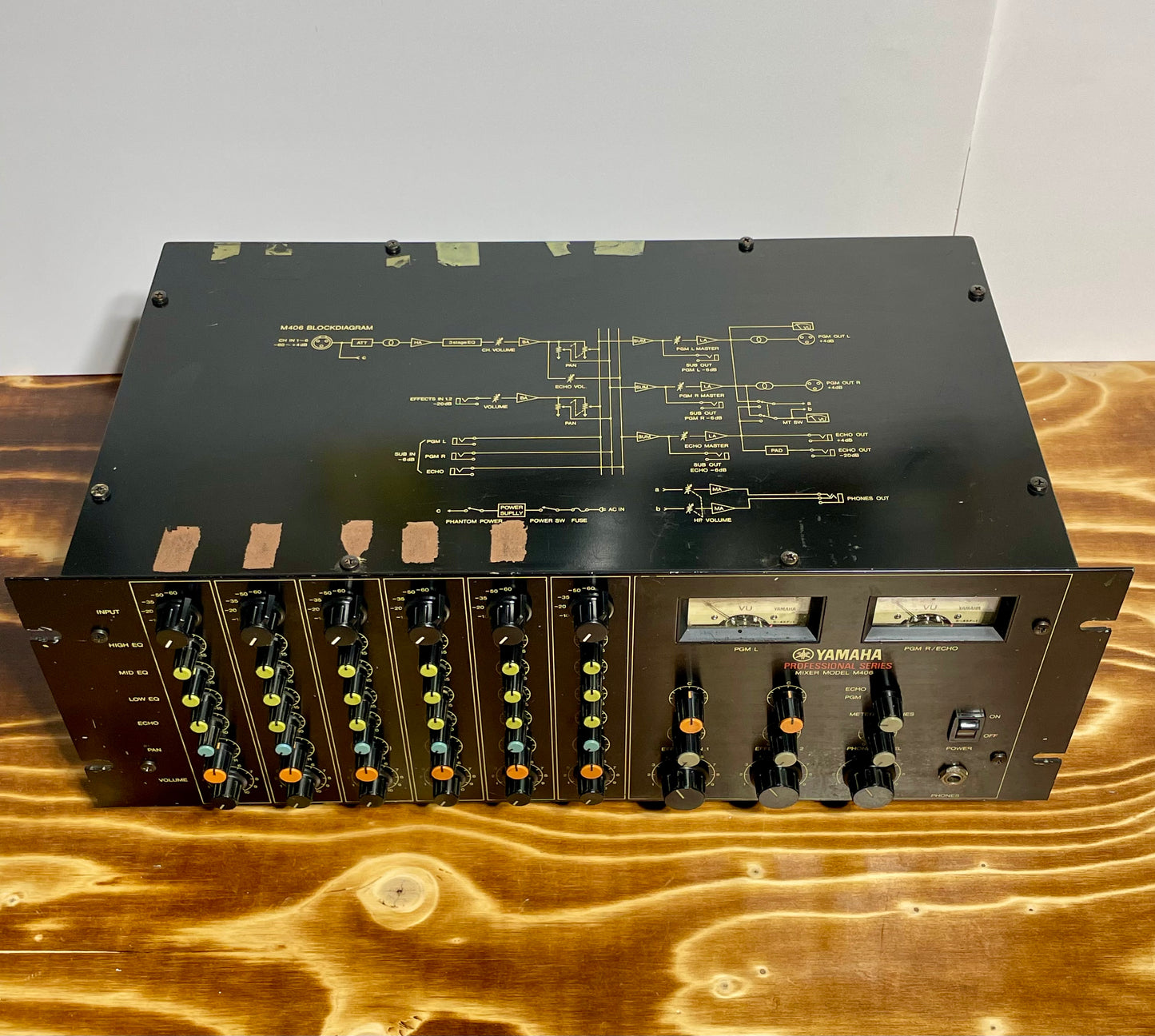 Yamaha M406 "JapaNeve" Direct Out Mod. Fully serviced + Recapped Headbangers