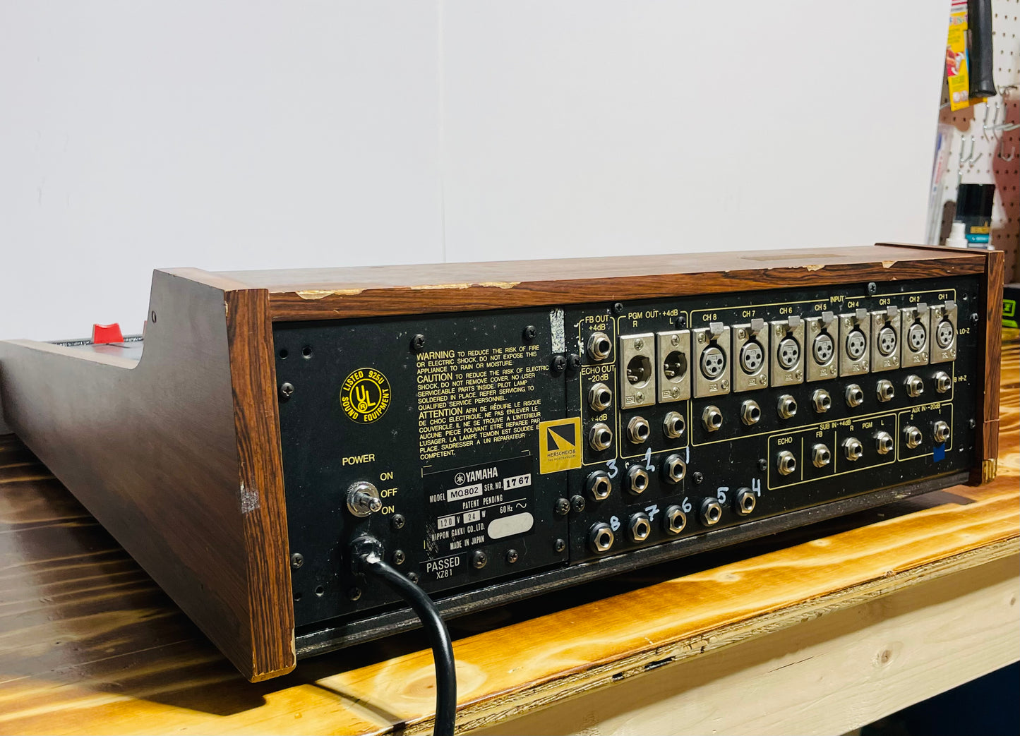 Yamaha MQ 802 - JapaNeve - Fully serviced + Direct out mod. by Headbangers