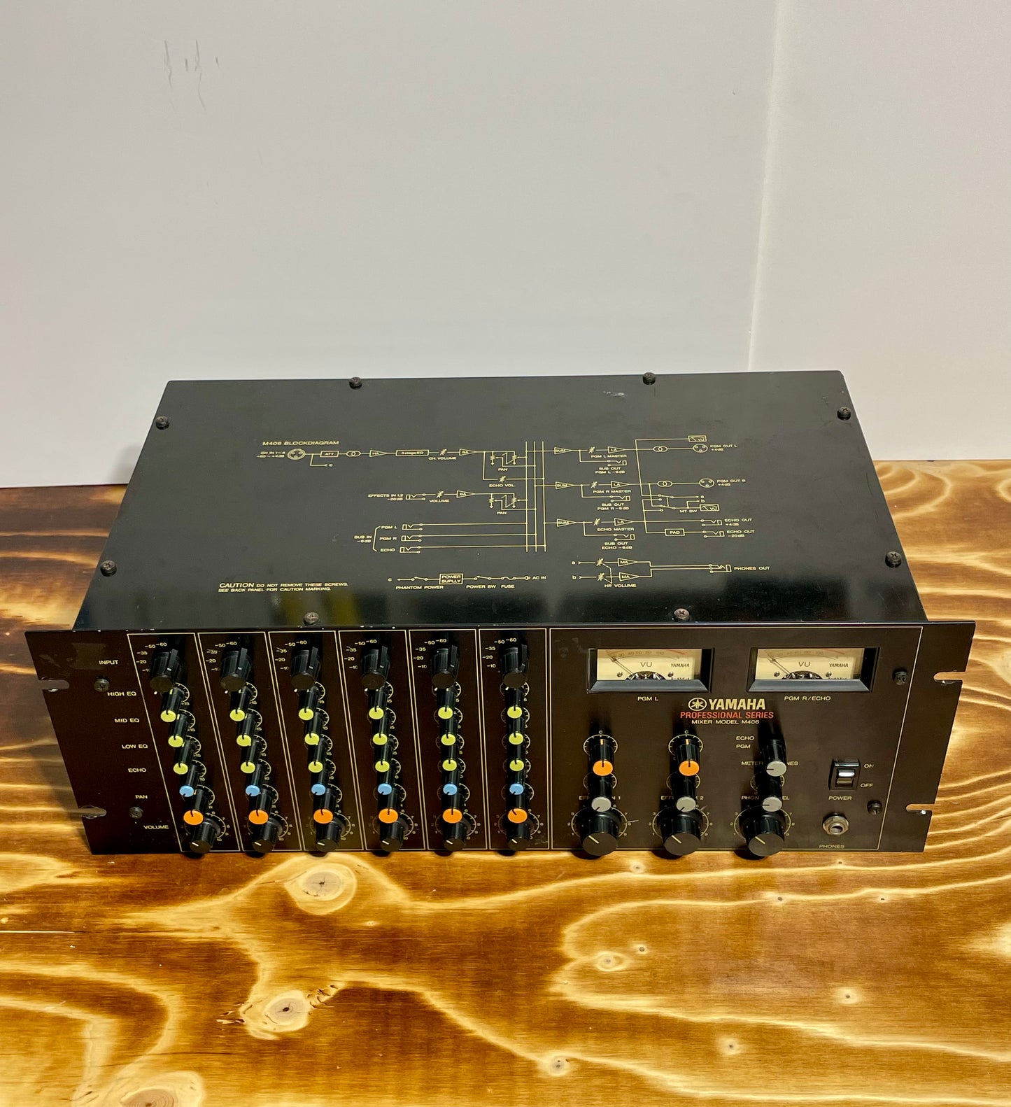 Yamaha M406 "JapaNeve" Direct Out Mod. Fully serviced + Recapped Headbangers