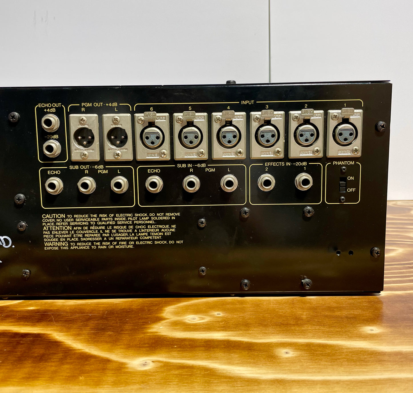 Yamaha M406 "JapaNeve" Direct Out Mod. Fully serviced + Recapped Headbangers