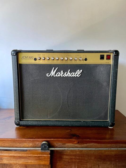 Marshall JCM 900 2x12 Combo 1990s 50-Watt Hi Gain Dual Reverb Model 4502