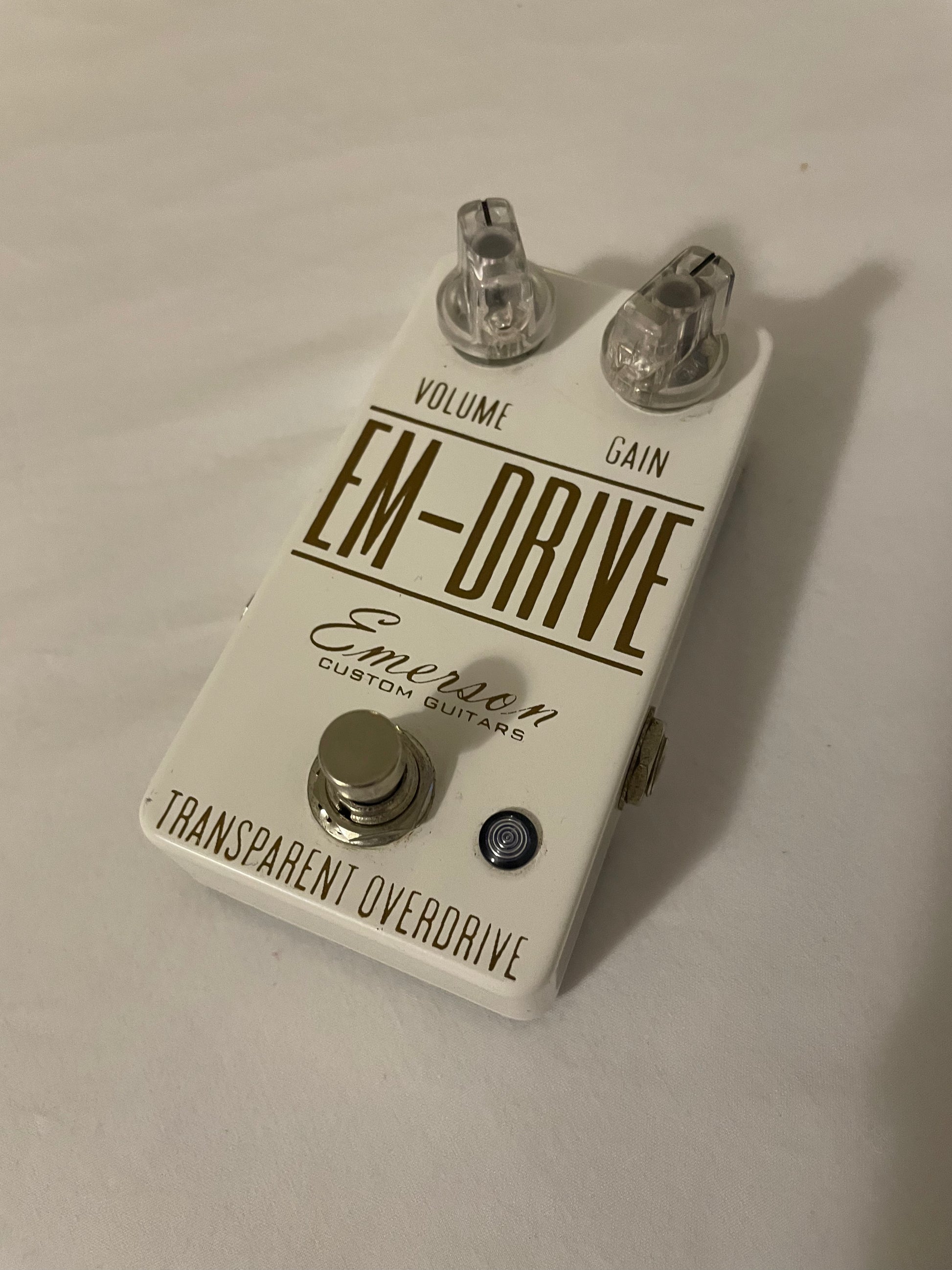 emerson drive pedal Emerson EM-Drive Transparent Overdrive – Herscheid and the Headbangers