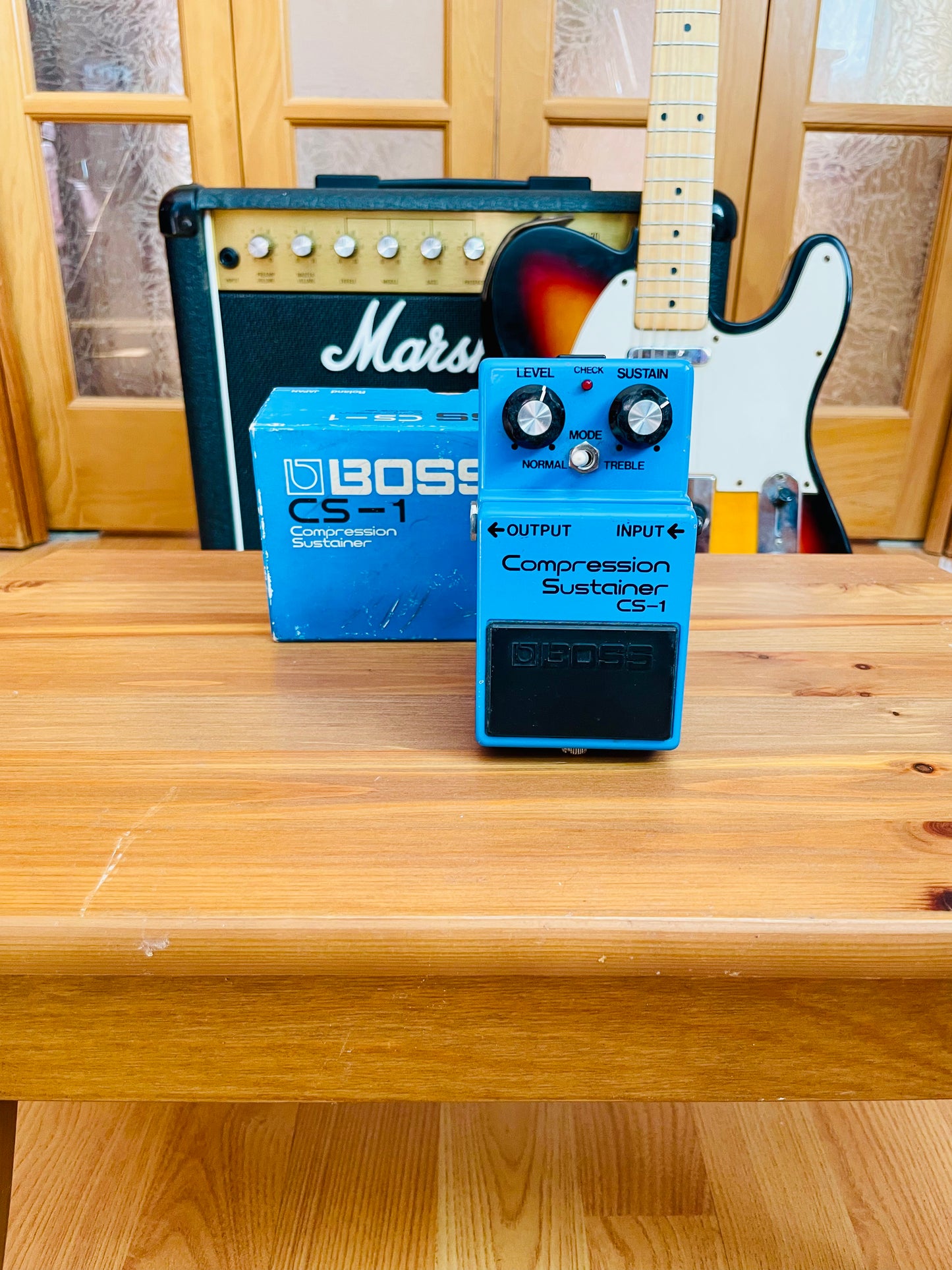 Boss CS-1 Compression Sustainer (Black Label) 1978 - 1982