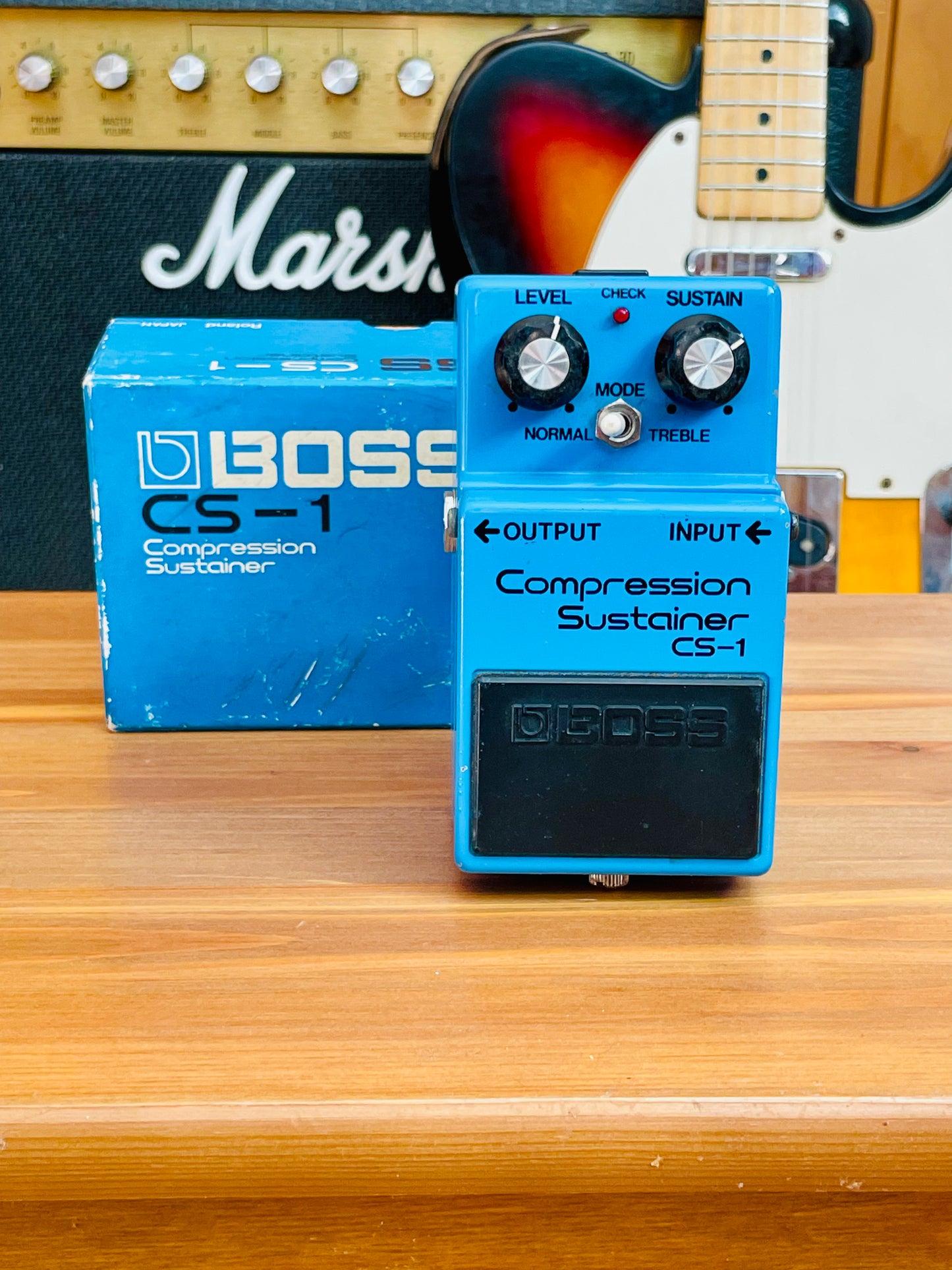 Boss CS-1 Compression Sustainer (Black Label) 1978 - 1982