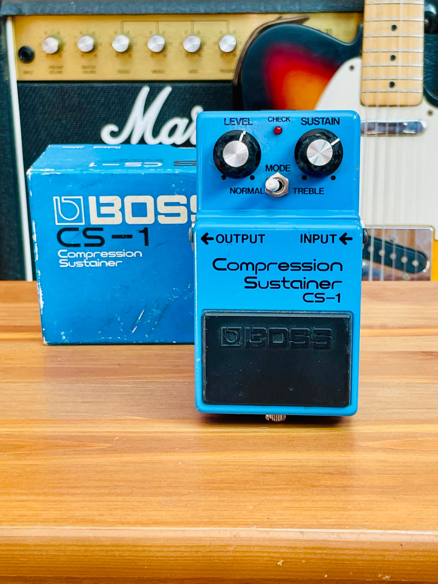 Boss CS-1 Compression Sustainer (Black Label) 1978 - 1982