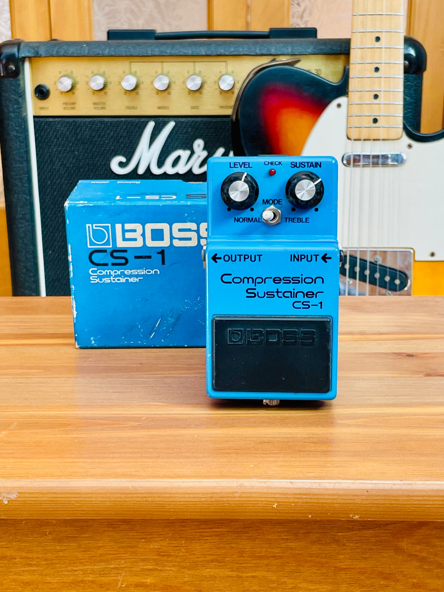 Boss CS-1 Compression Sustainer (Black Label) 1978 - 1982