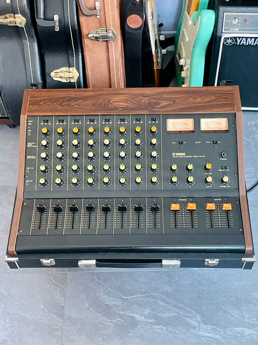 Yamaha PM-430 "Japa-Neve" fully recapped + Direct-Out Headbangers Mod! Tamura transformers 8-Channel Mixing Console 1970s