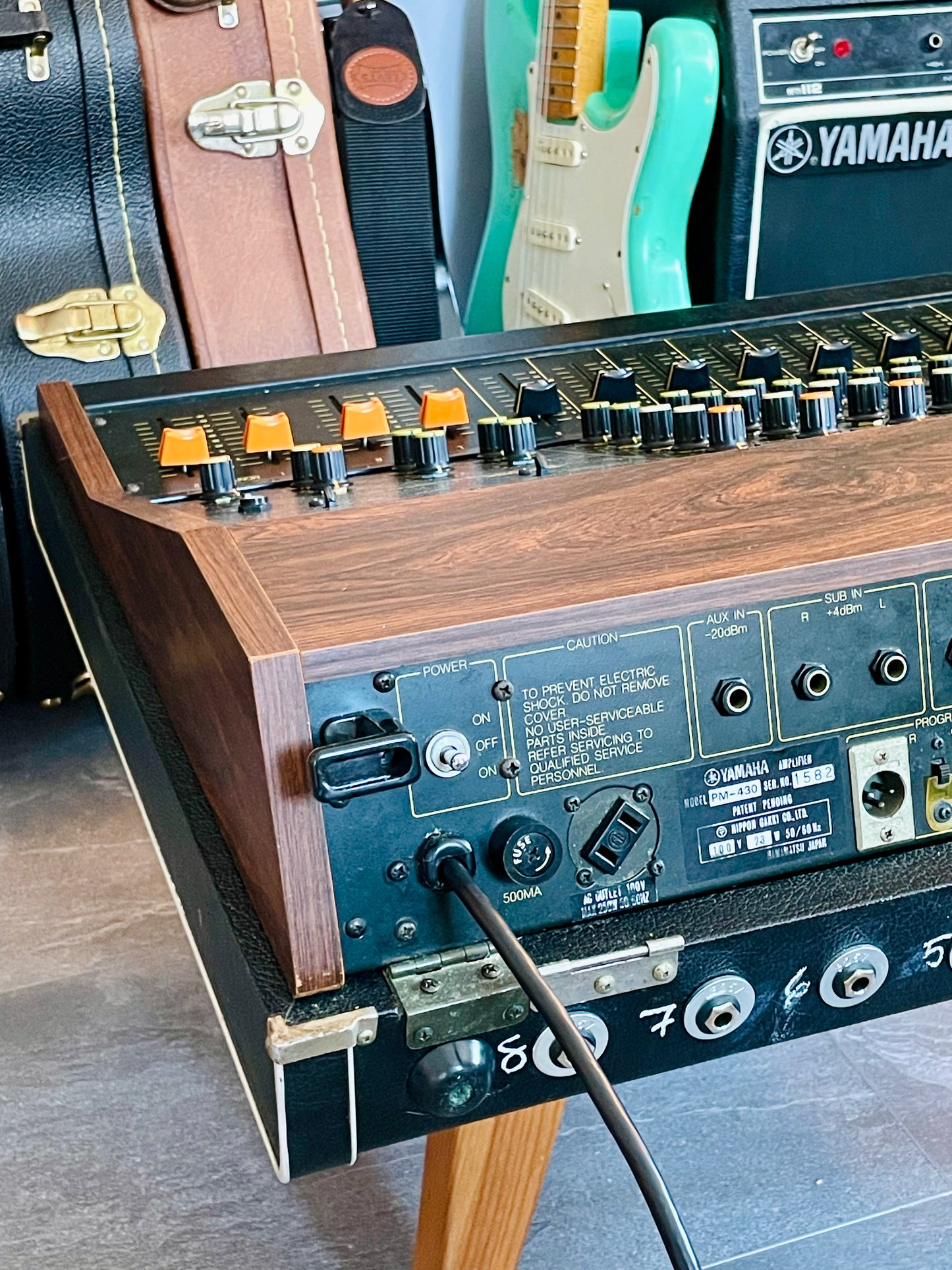 Yamaha PM-430 "Japa-Neve" fully recapped + Direct-Out Headbangers Mod! Tamura transformers 8-Channel Mixing Console 1970s